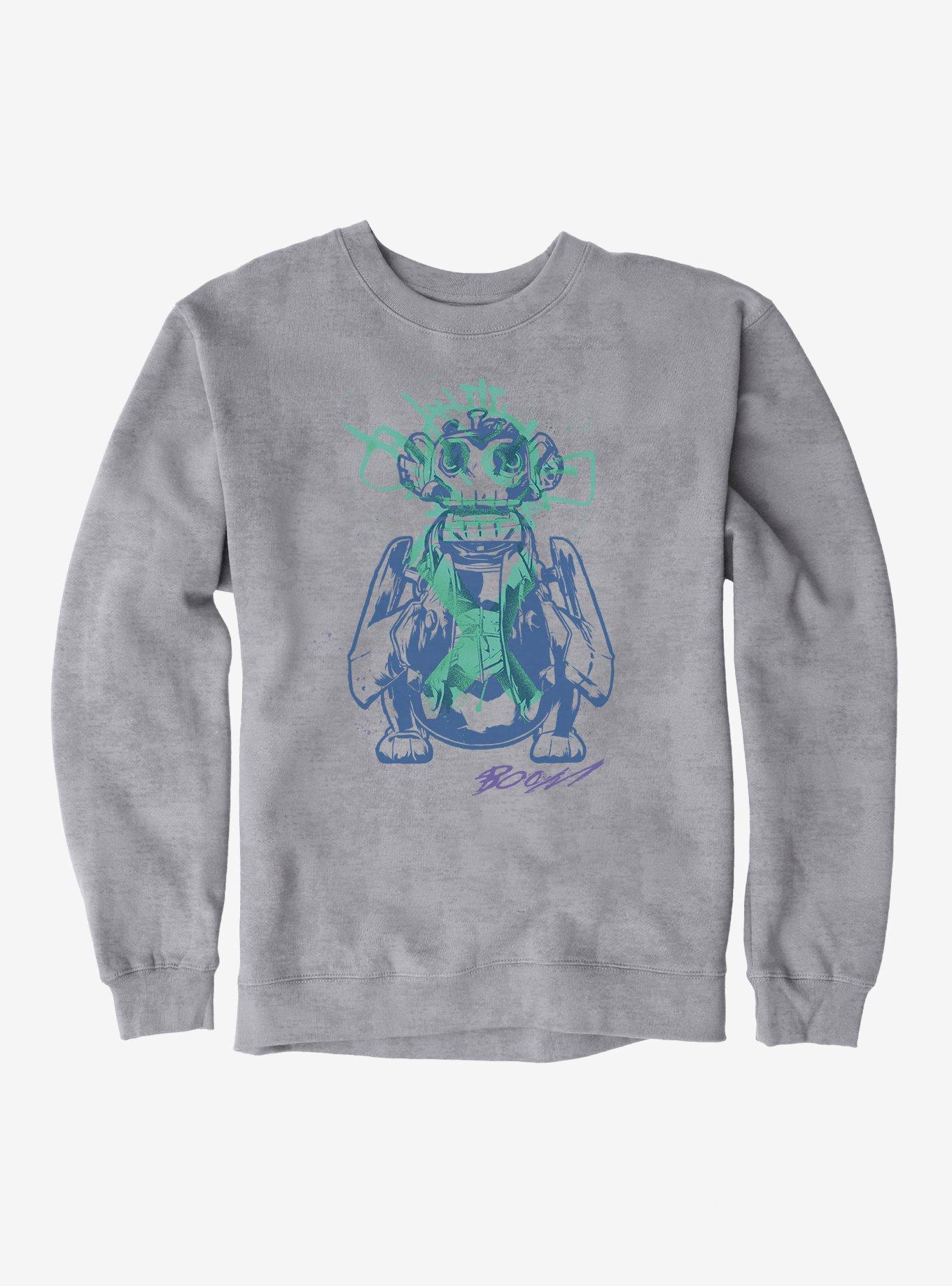Arcane Graffiti Monkey Trap Sweatshirt, SPORT GRAY, hi-res