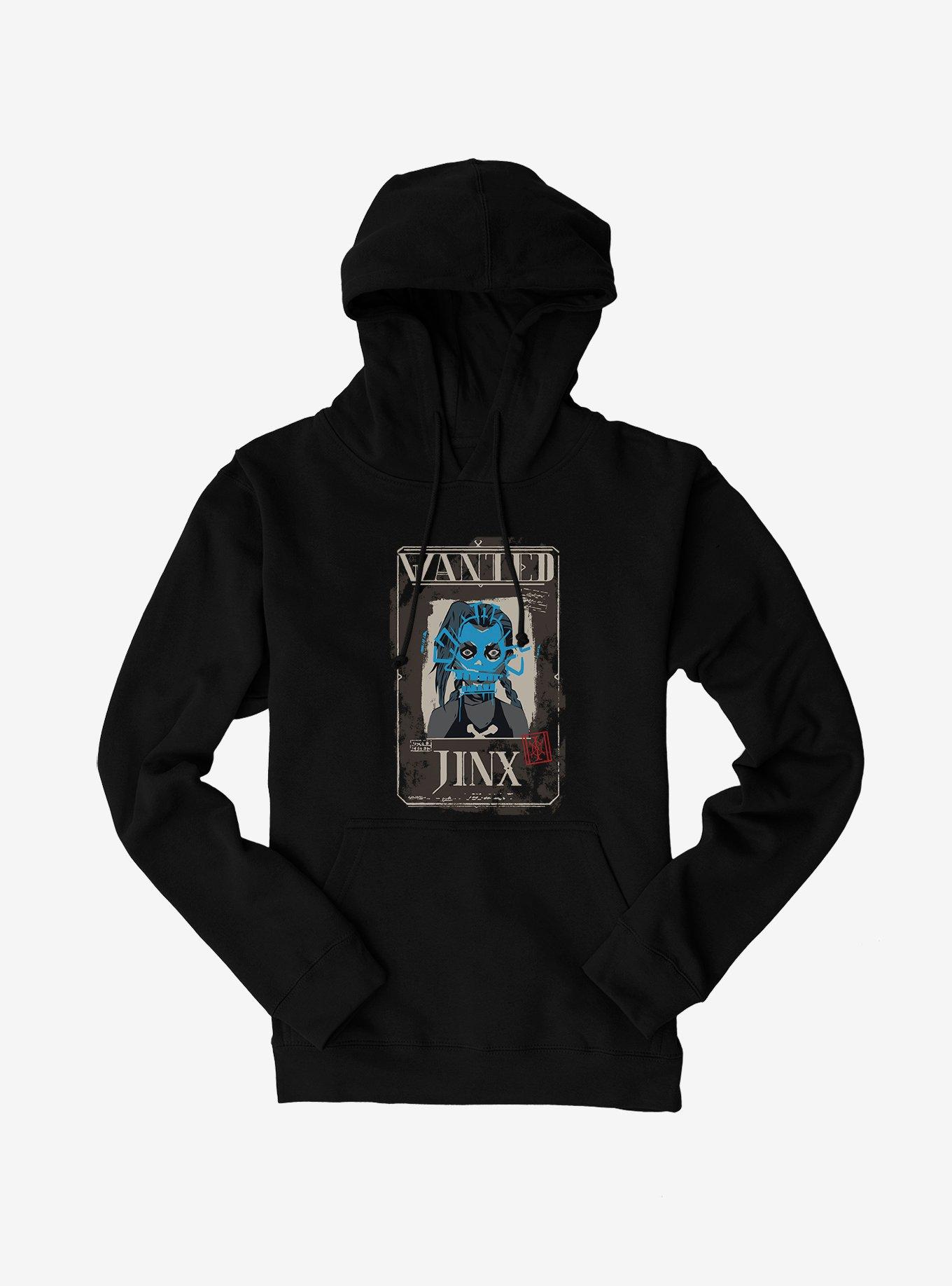 Arcane Jinx Wanted Poster Hoodie, BLACK, hi-res