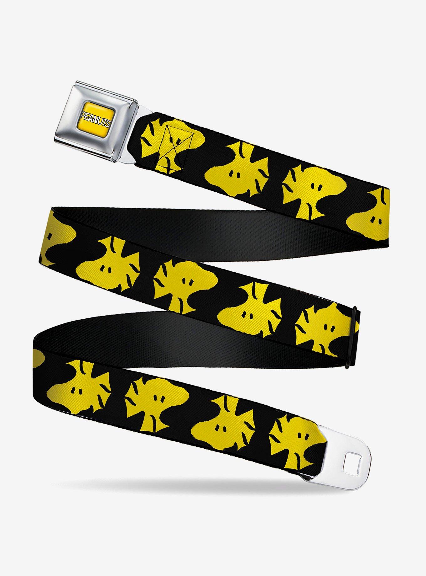 Peanuts Woodstock Face Flip Seatbelt Buckle Belt, , hi-res