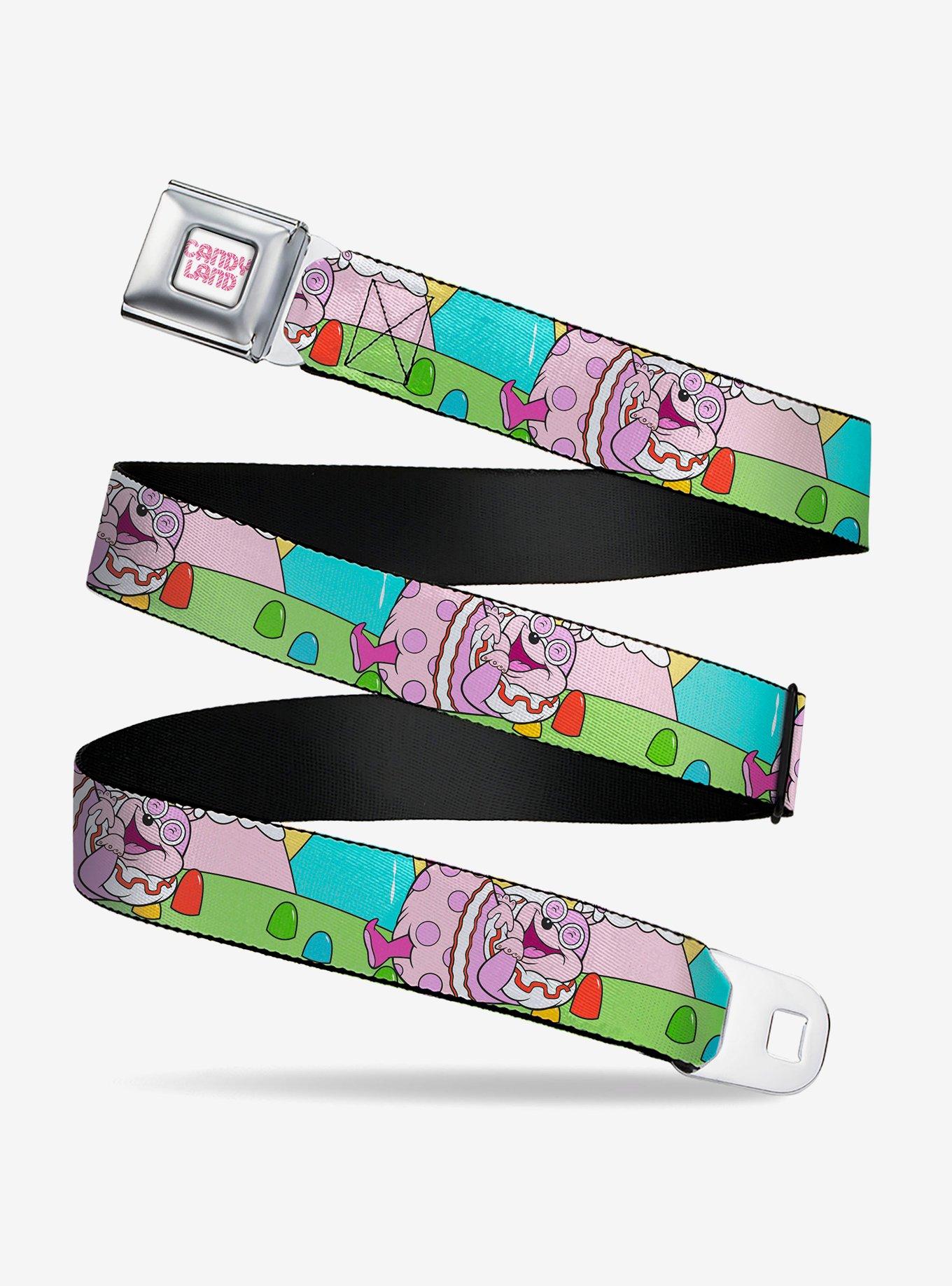 Candy Land Jolly Laughing Pose & Gum Drops Seatbelt Buckle Belt, , hi-res