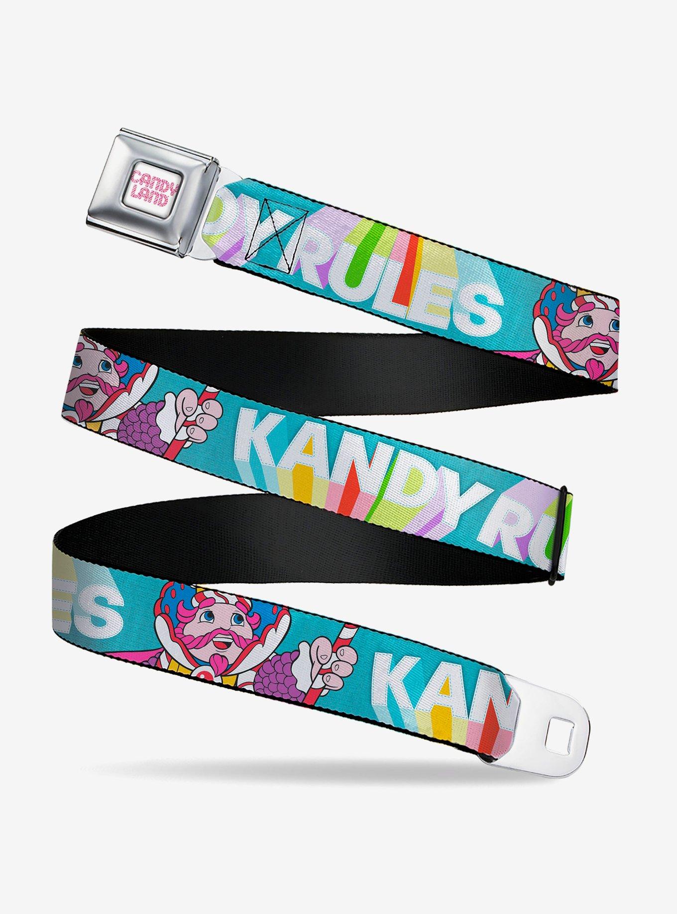 Candy Land Kandy Rules King Kandy Pose Seatbelt Buckle Belt