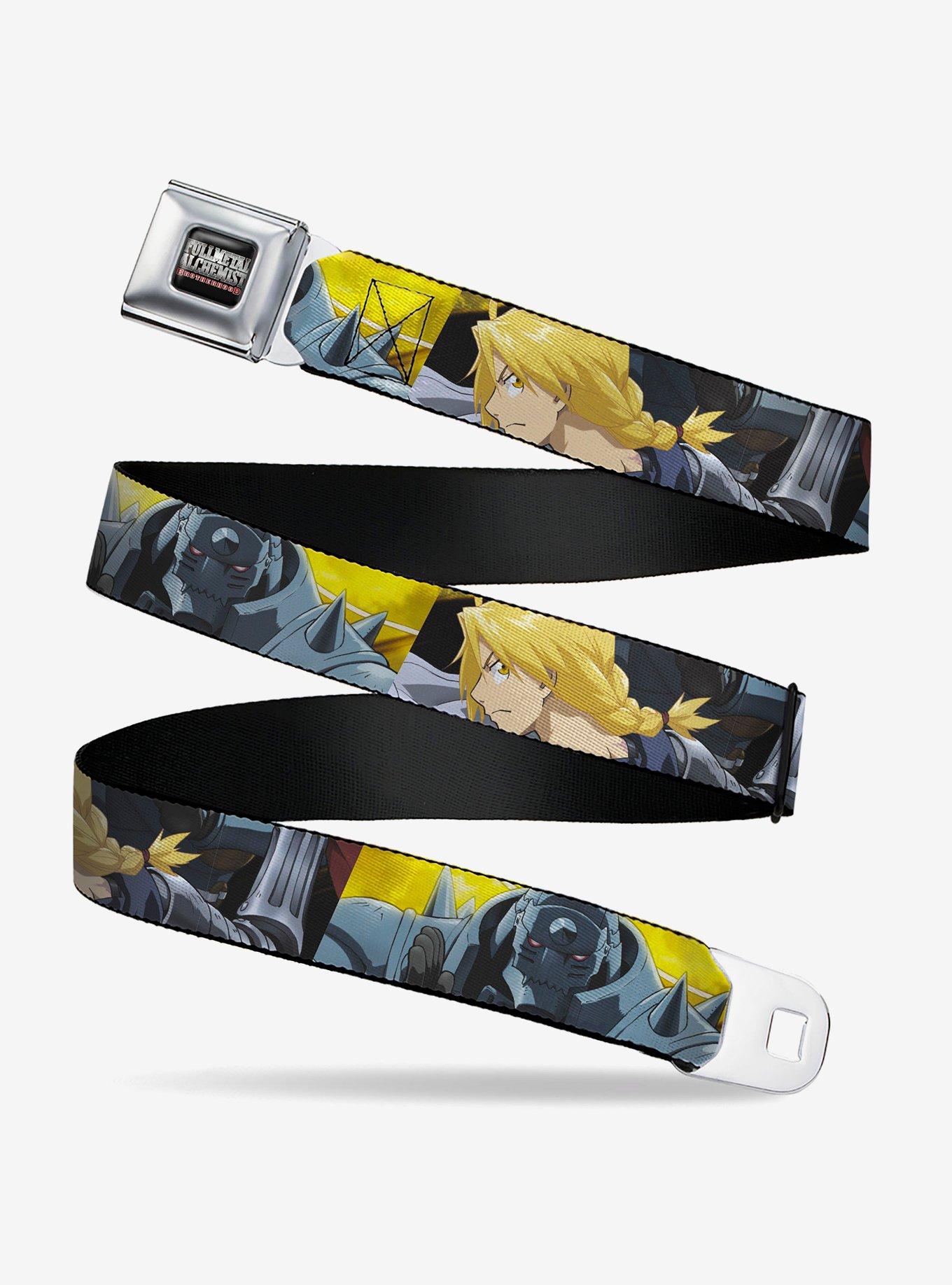 Fullmetal Alchemist: Brotherhood Elric Brothers Pose Seatbelt Buckle Belt, , hi-res