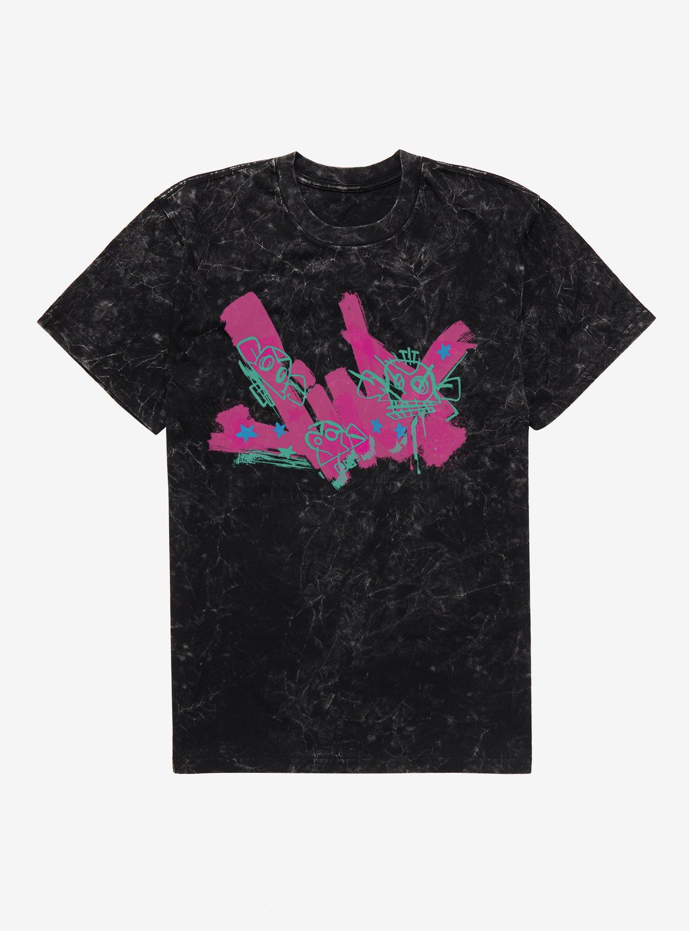 Arcane Graffiti Name Jinx Mineral Wash T-Shirt, , hi-res