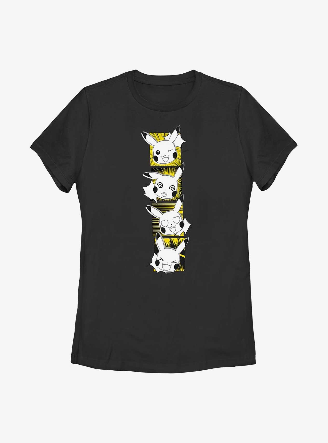 Pokemon Pikachu Emotions Womens T-Shirt, , hi-res