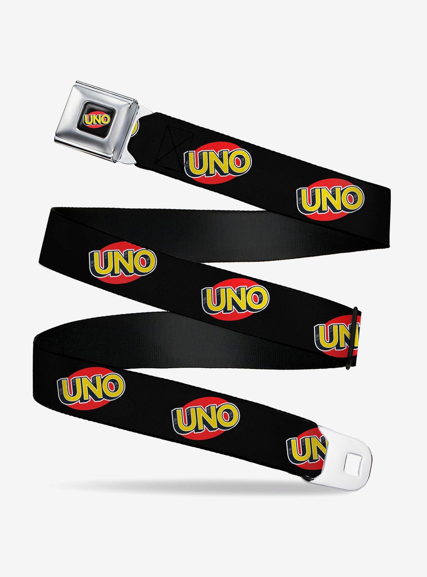 UNO Game Logo Youth Seatbelt Buckle Belt, , hi-res