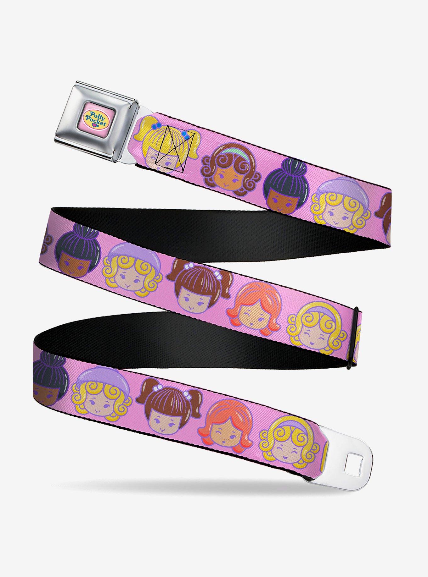 Polly Pocket Ten Doll Face Expressions Youth Seatbelt Buckle Belt, , hi-res