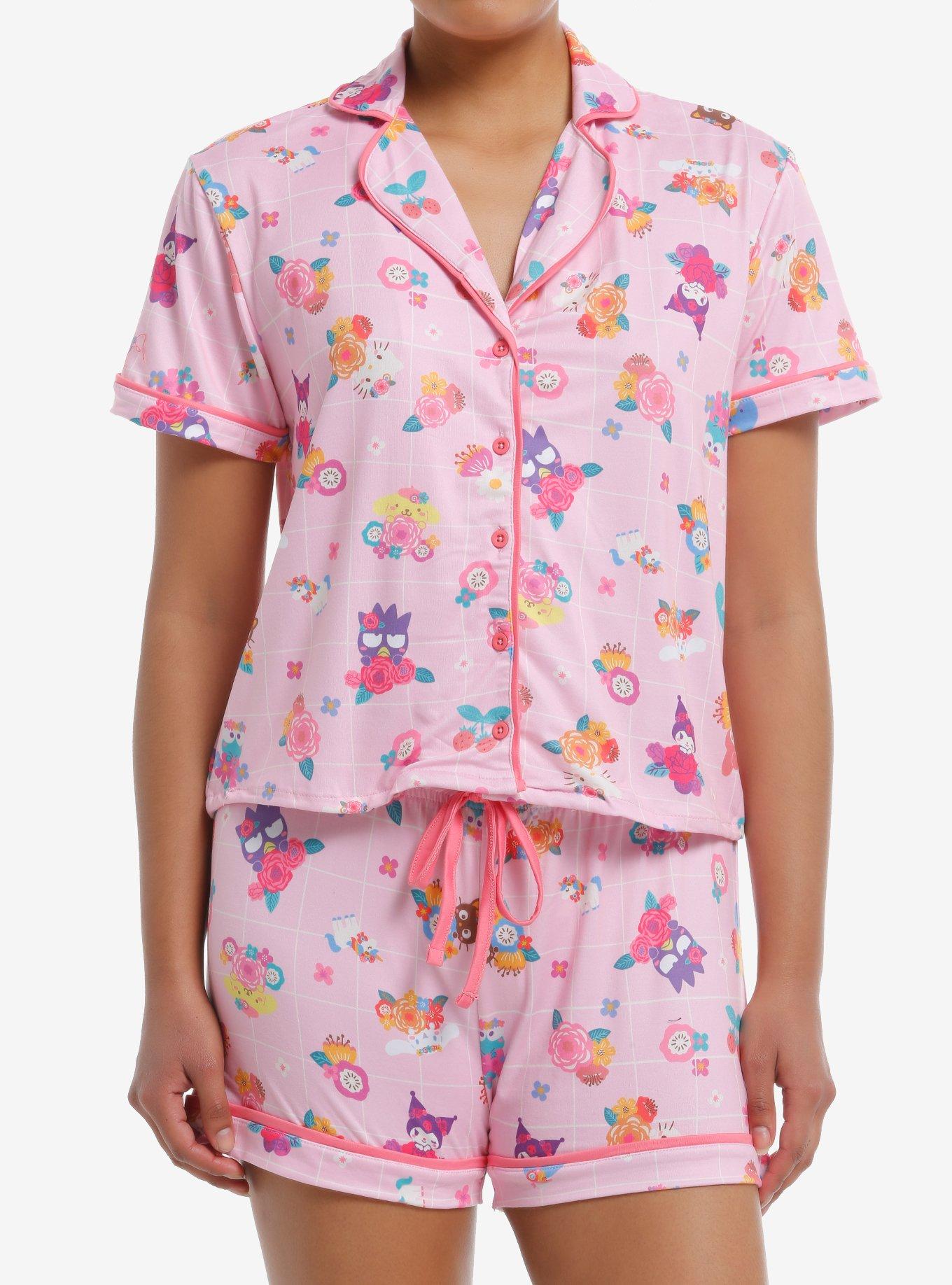 Hello Kitty And Friends Flowers Pajama Set, , hi-res