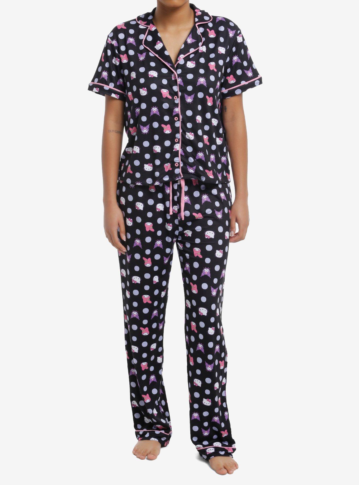 Hello Kitty My Melody Kuromi Girls Lounge Set, MULTI, hi-res
