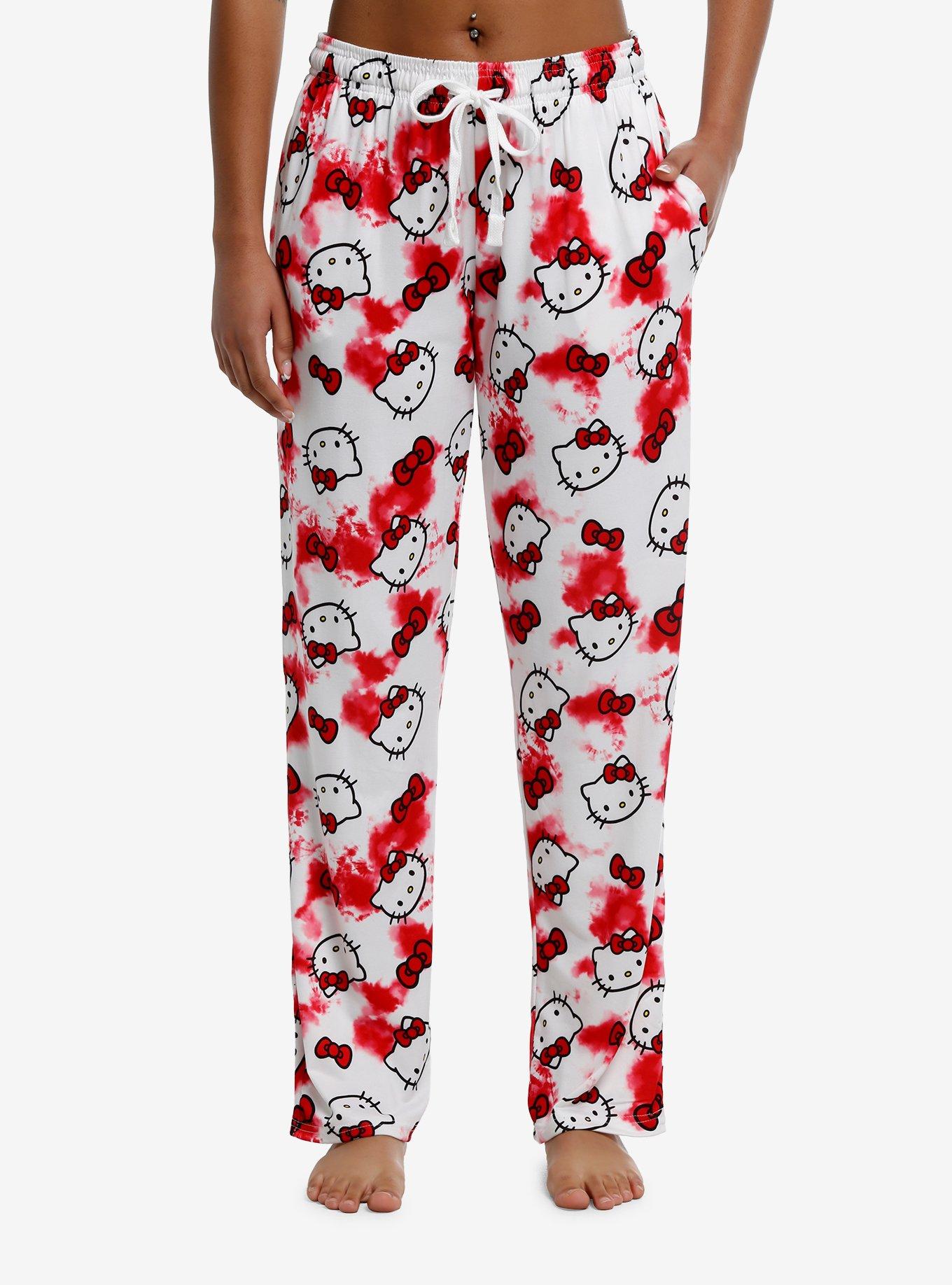 Hello Kitty Toss Tie-Dye Pajama Pants, , hi-res