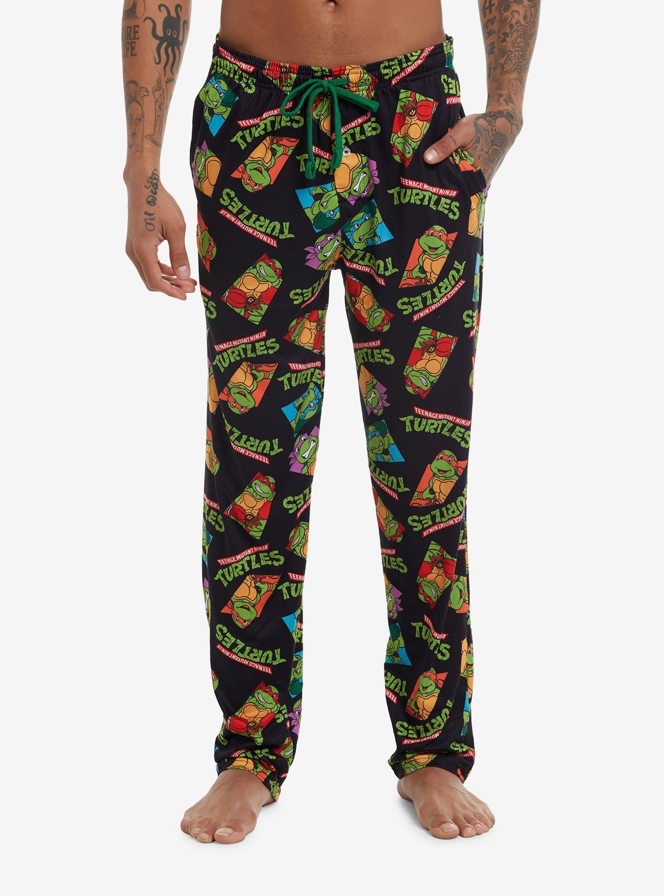 Teenage Mutant Ninja Turtles Allover Print Pajama Pants, , hi-res