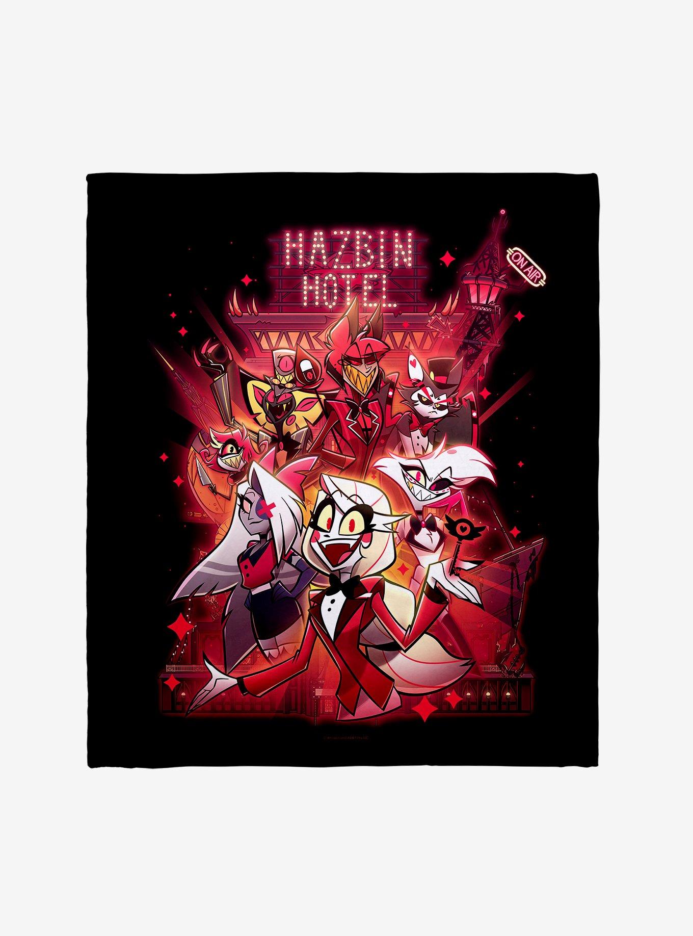 Hazbin Hotel Group Throw Blanket, , hi-res