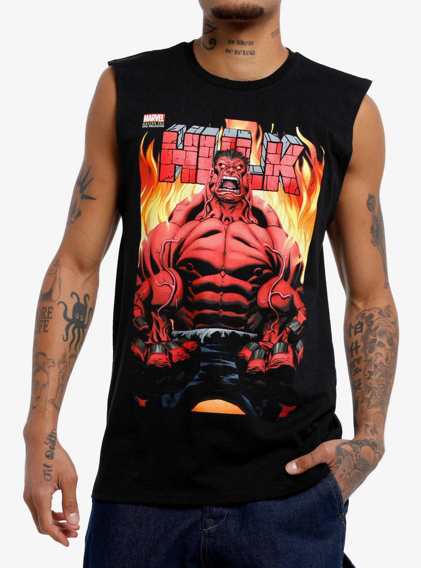 Marvel Captain America: Brave New World Red Hulk Muscle Tank Top