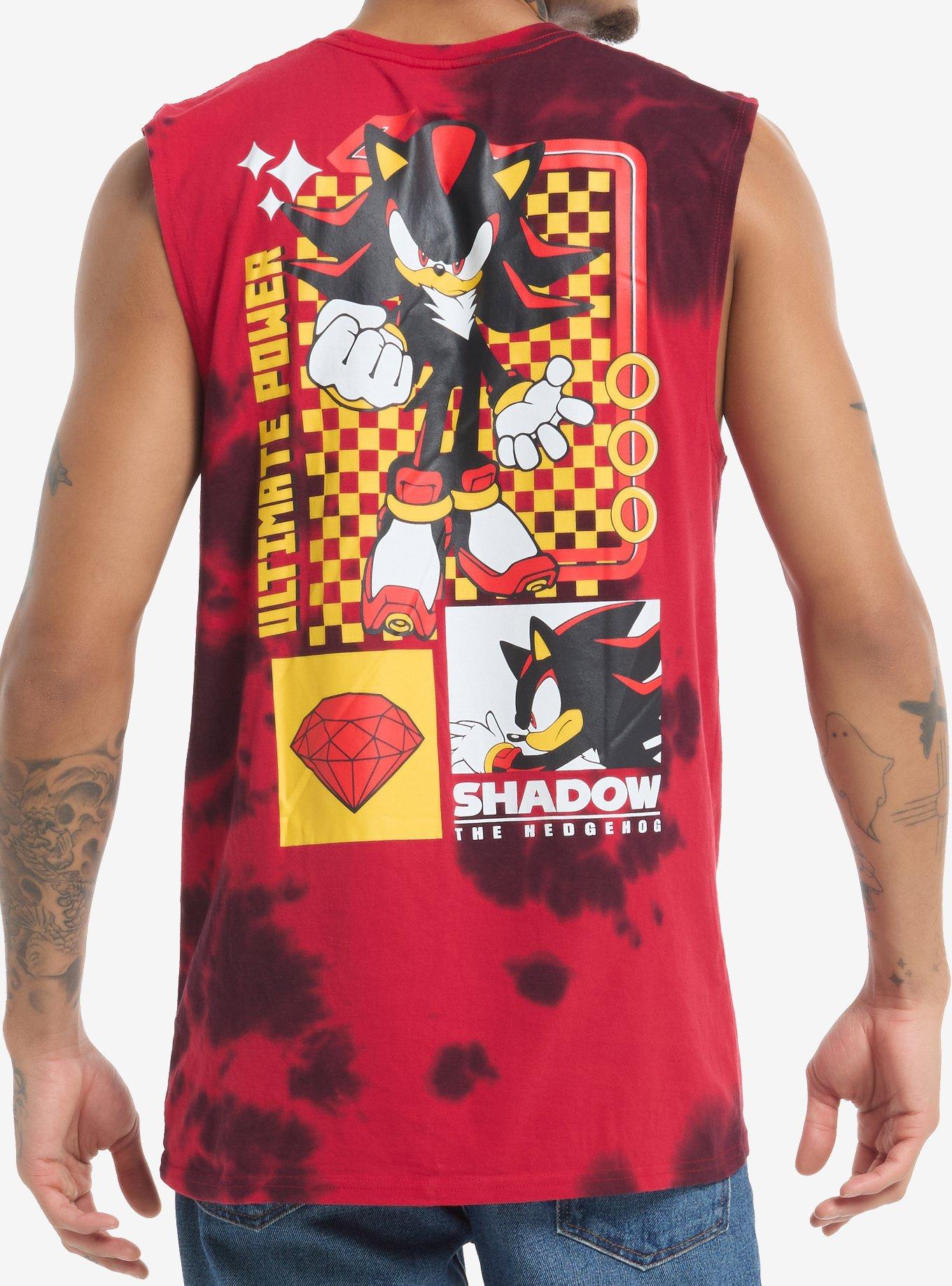 Sonic The Hedgehog Shadow Tie-Dye Muscle Tank Top, , hi-res