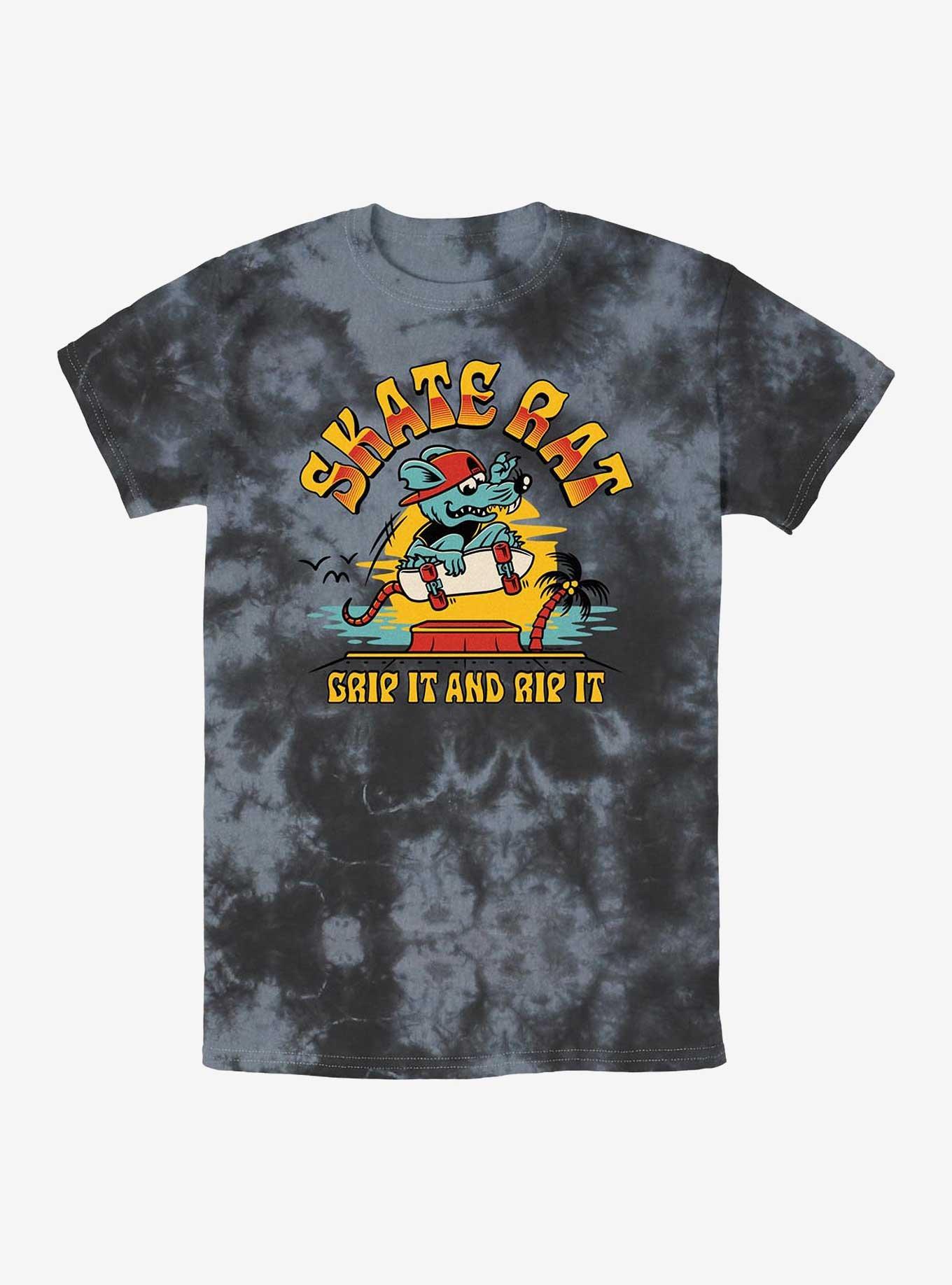 Greg Lutzka Skate Rat Tie-Dye T-Shirt, BLKCHAR, hi-res