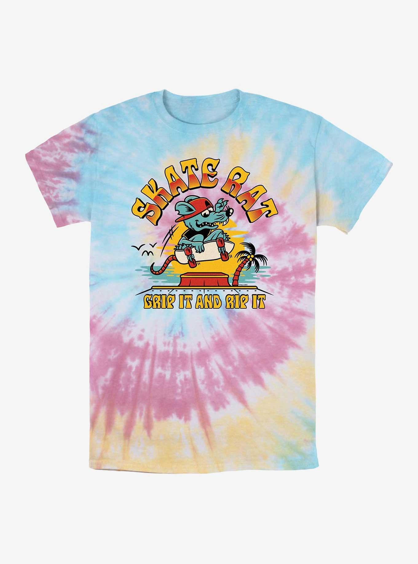 Greg Lutzka Skate Rat Tie-Dye T-Shirt, BLUPNKLY, hi-res