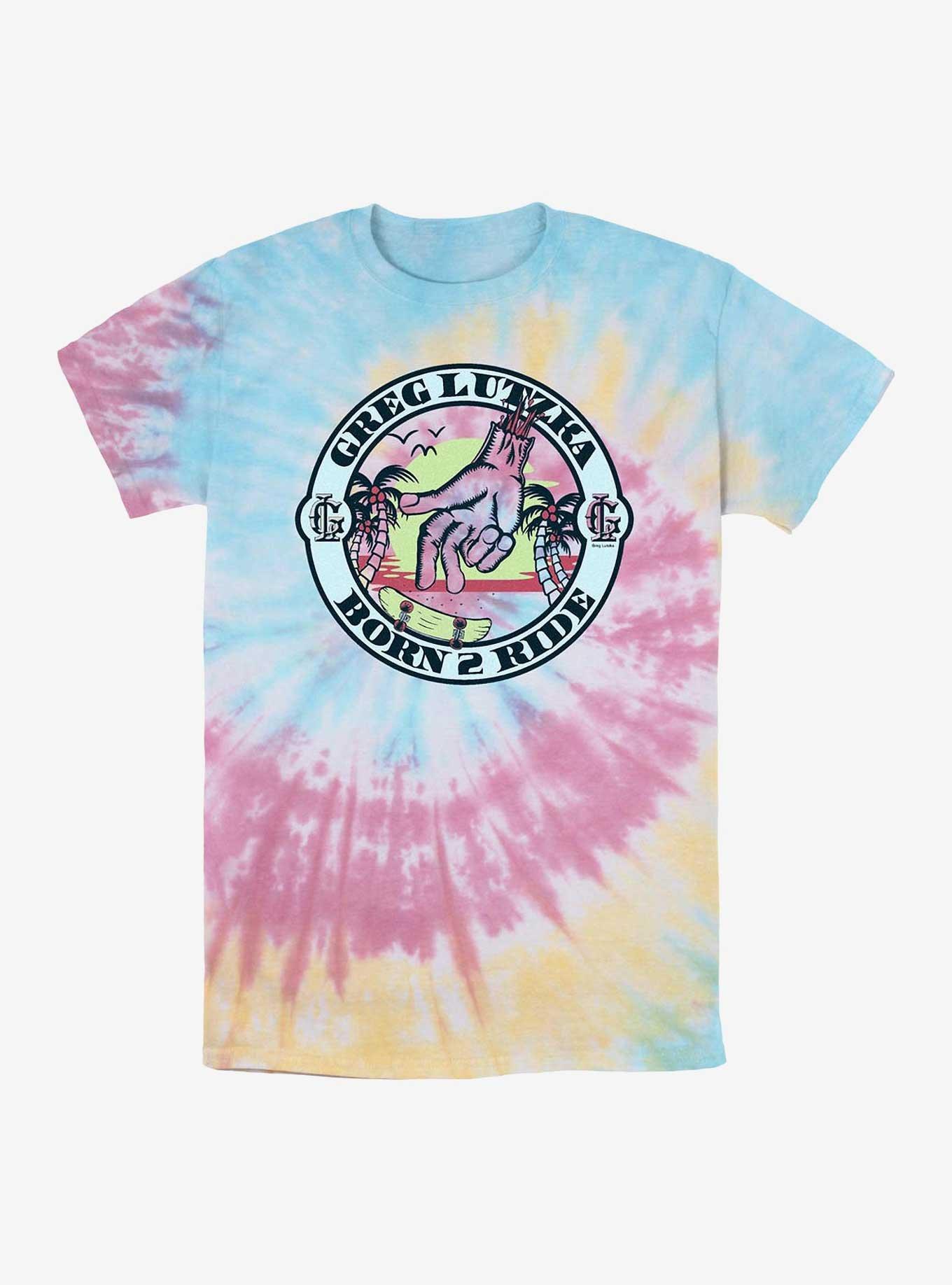 Greg Lutzka Born 2 Ride Tie-Dye T-Shirt, , hi-res