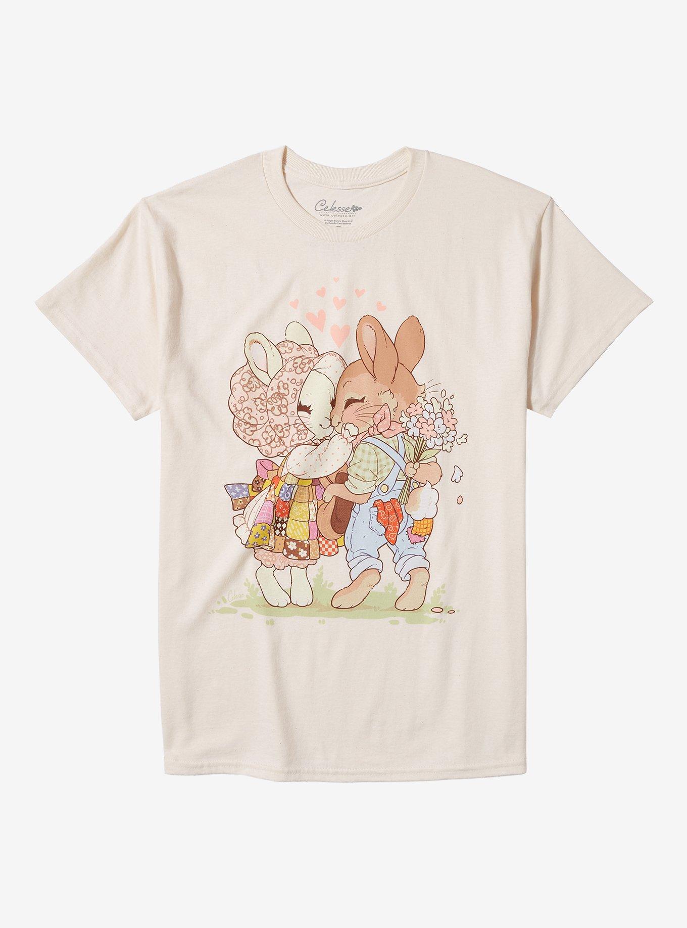 Bunny Kisses T-Shirt By Lil Celesse, , hi-res