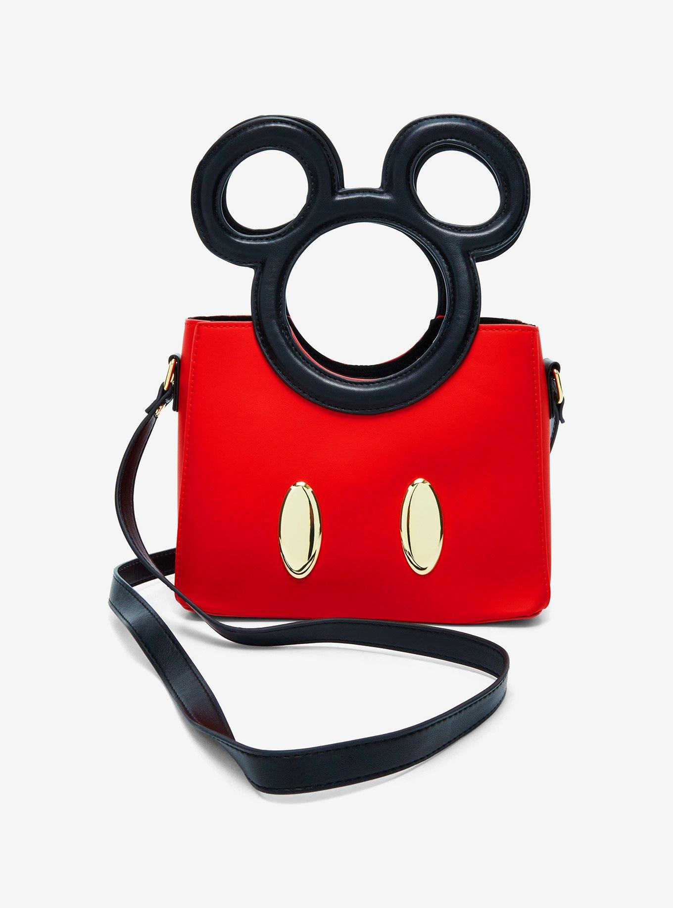 Mickey Mouse Silhouette Handle Crossbody Bag, , hi-res