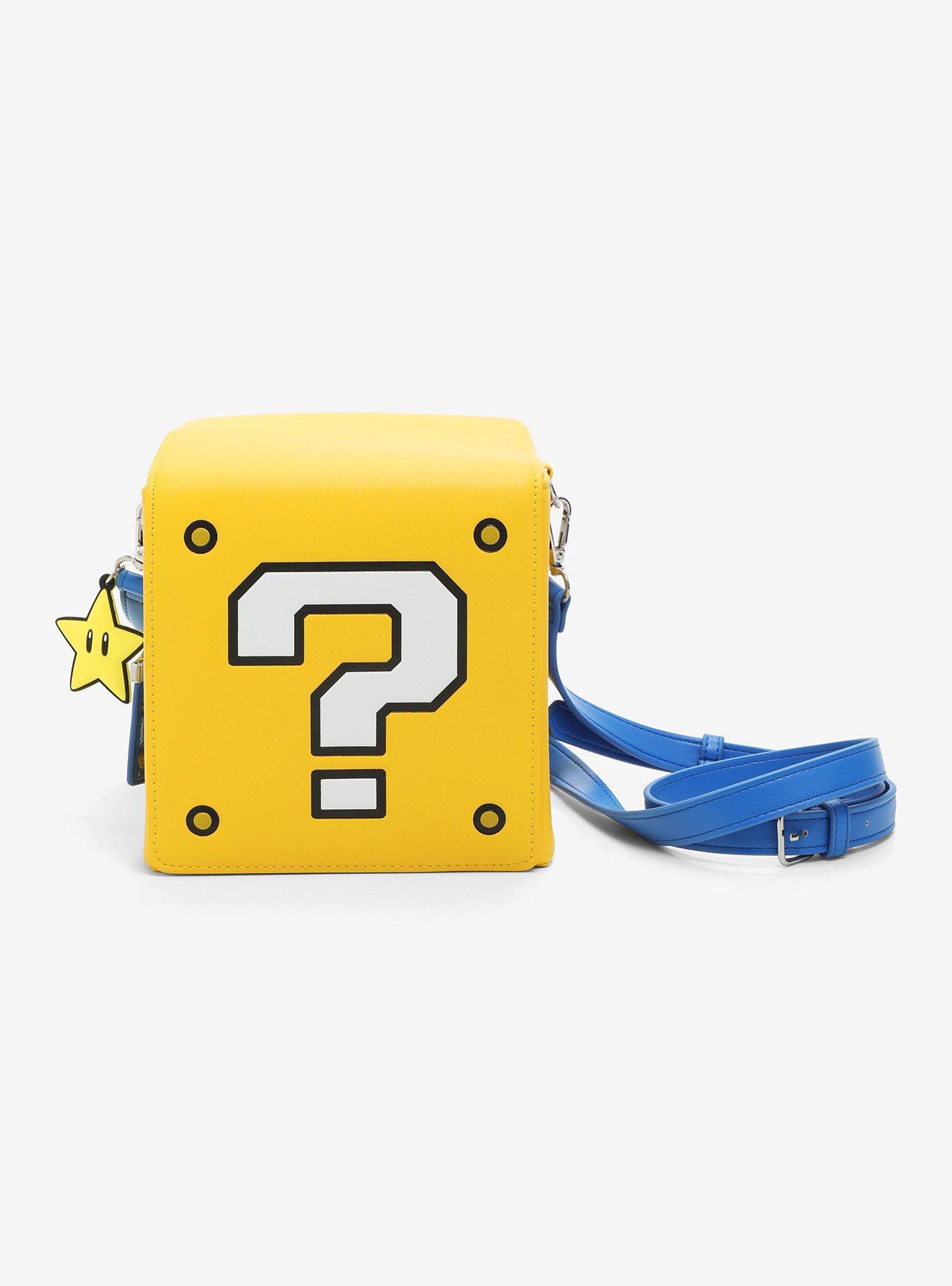 Super Mario Bros. Mystery Block Figural Crossbody Bag, , hi-res