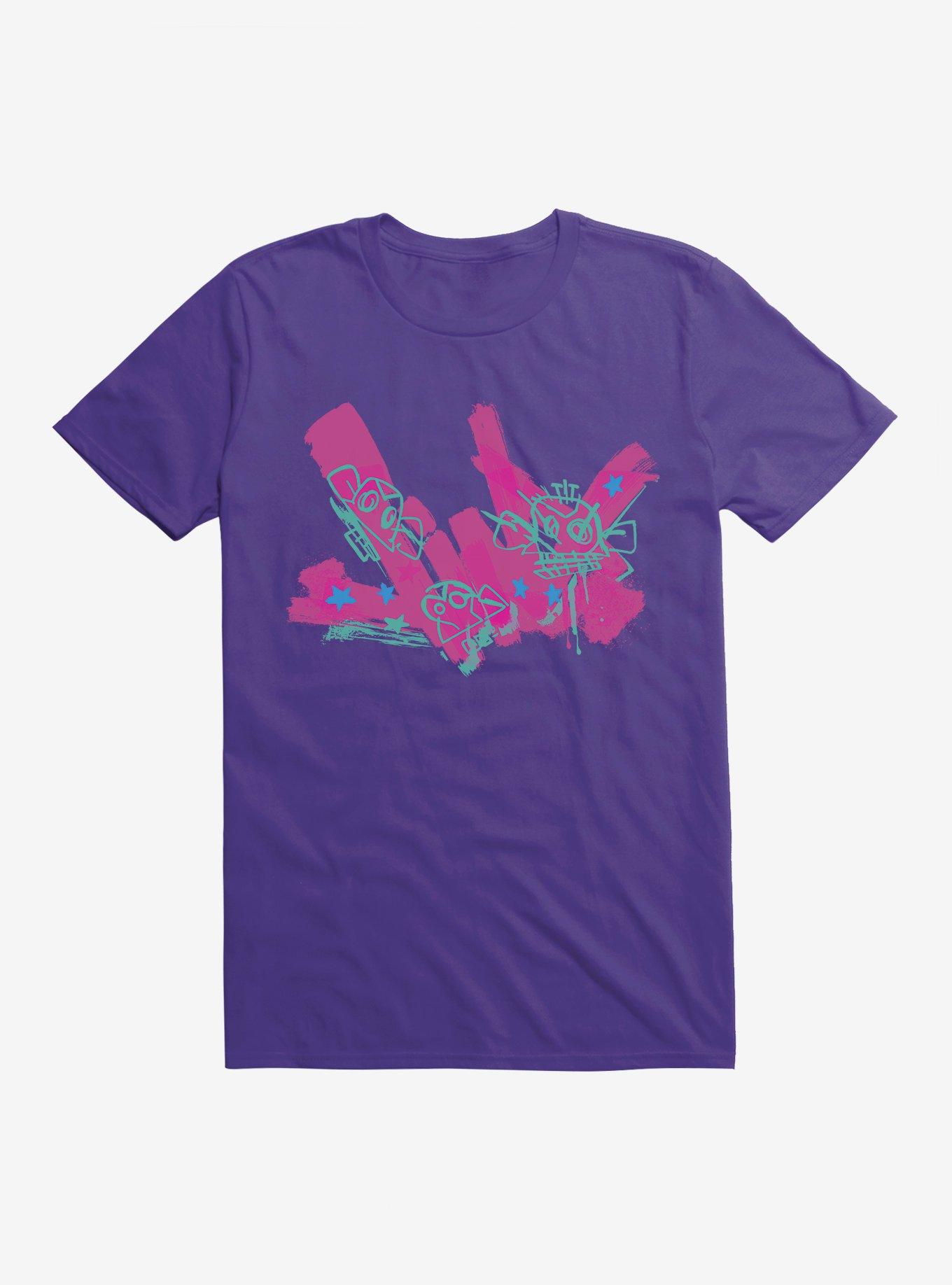 Arcane Graffiti Name Jinx T-Shirt, PURPLE, hi-res