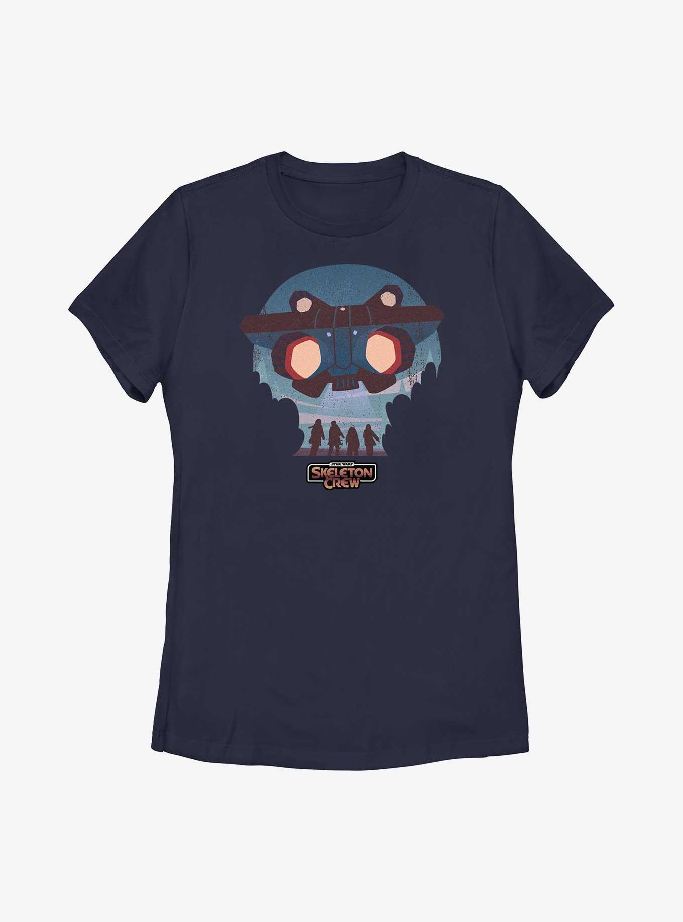 Star Wars: Skeleton Crew Speeder Kids And Ship Womens T-Shirt, , hi-res