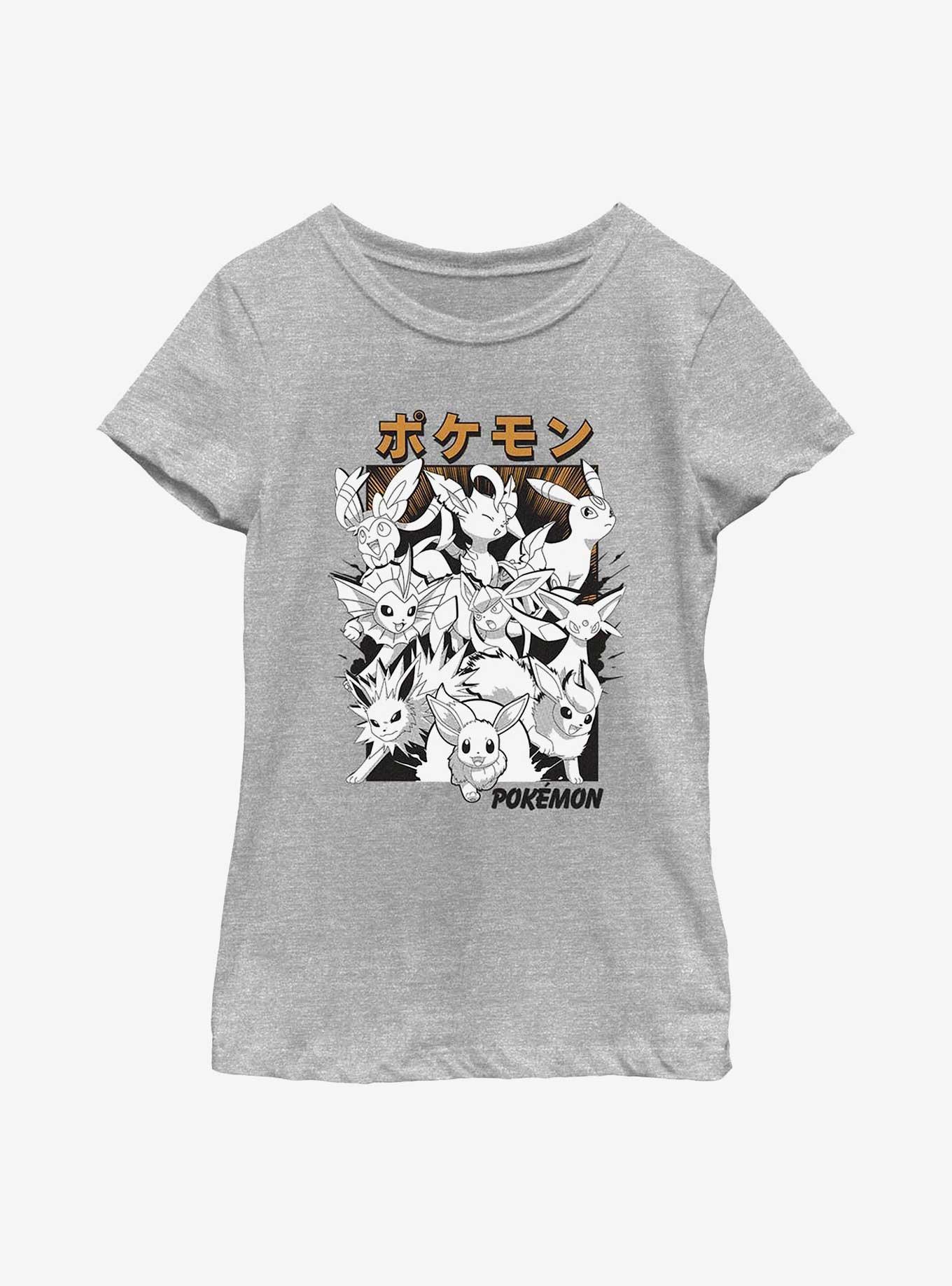 Pokemon Eevee Evolution Poster  Youth Girls T-Shirt, , hi-res