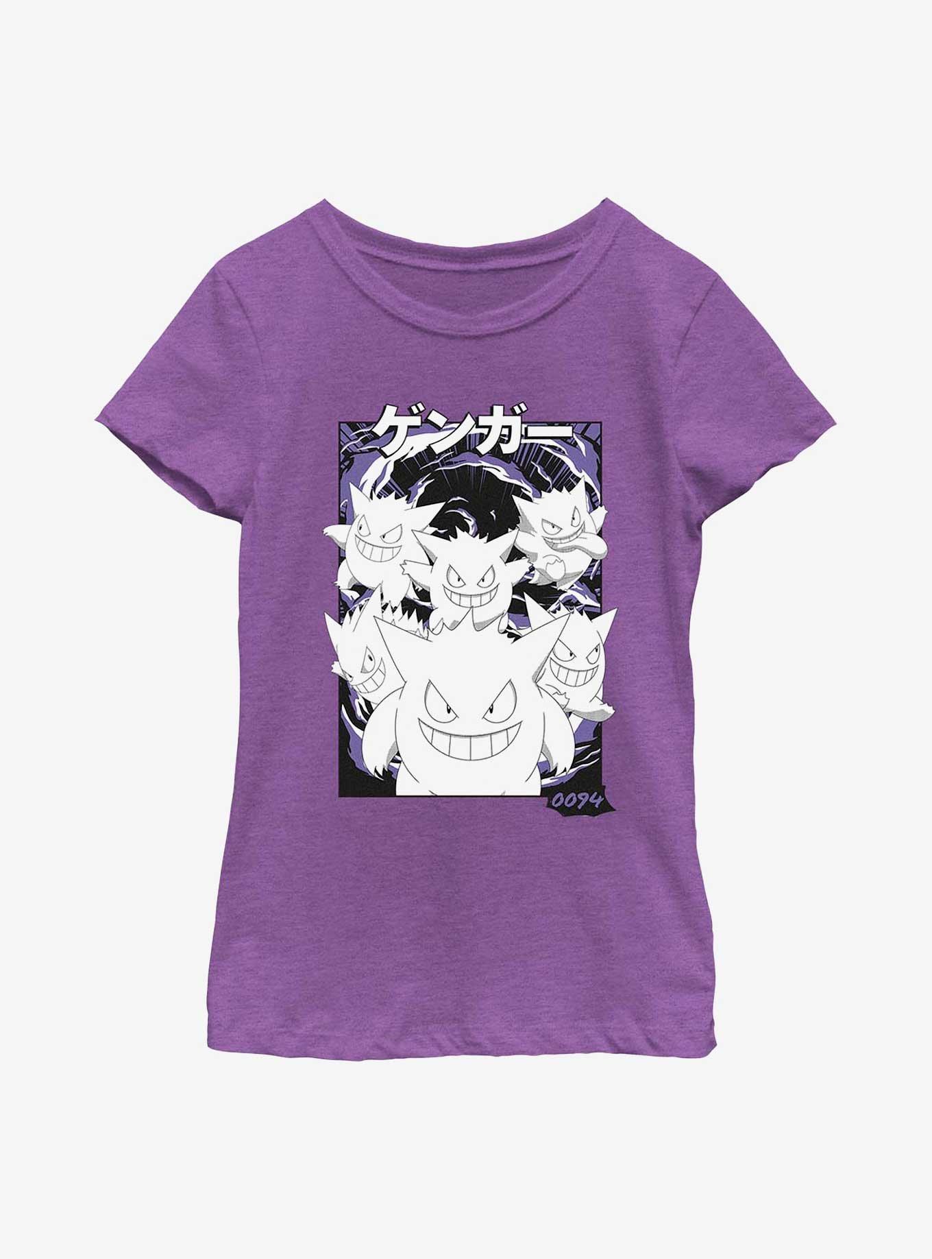 Pokemon Gengar Poster  Youth Girls T-Shirt, , hi-res