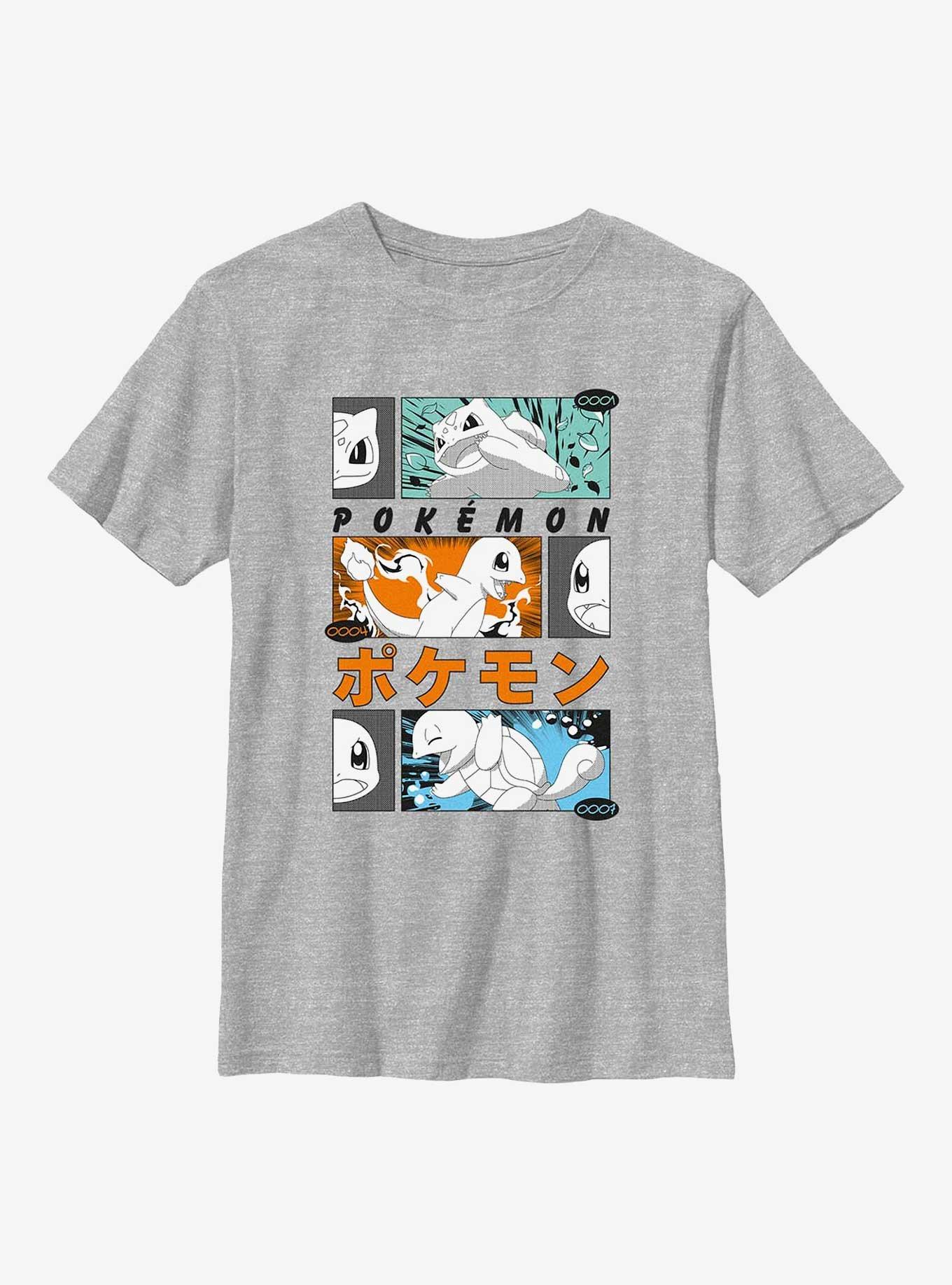 Pokemon Starters Posters Style Youth T-Shirt, , hi-res