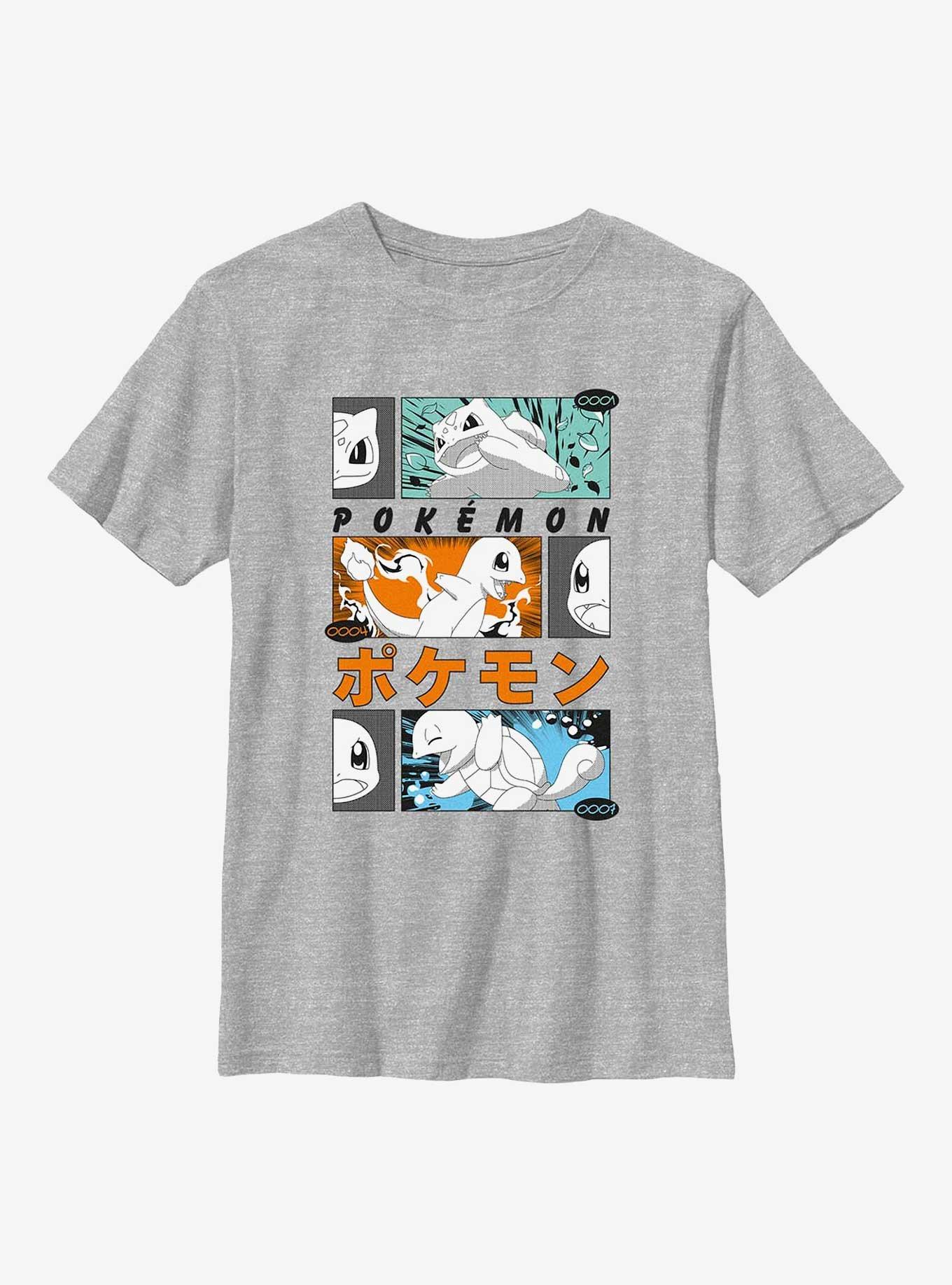 Pokemon Starters Posters Style Youth T-Shirt, , hi-res