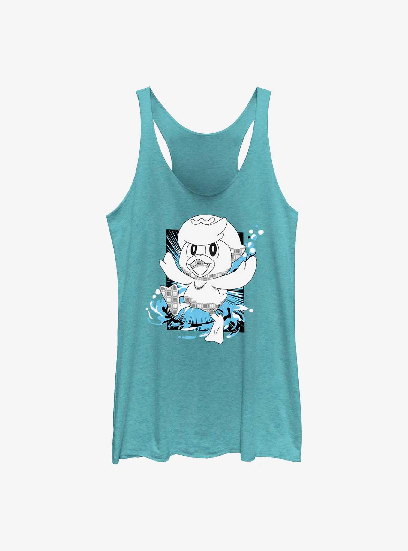 Pokemon Quaxly Manga Style Womens Tank Top, , hi-res