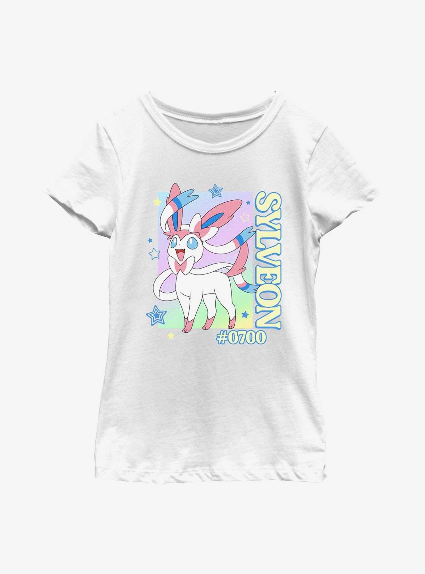 Pokemon Sylveon Poster Style Youth Girls T-Shirt, , hi-res