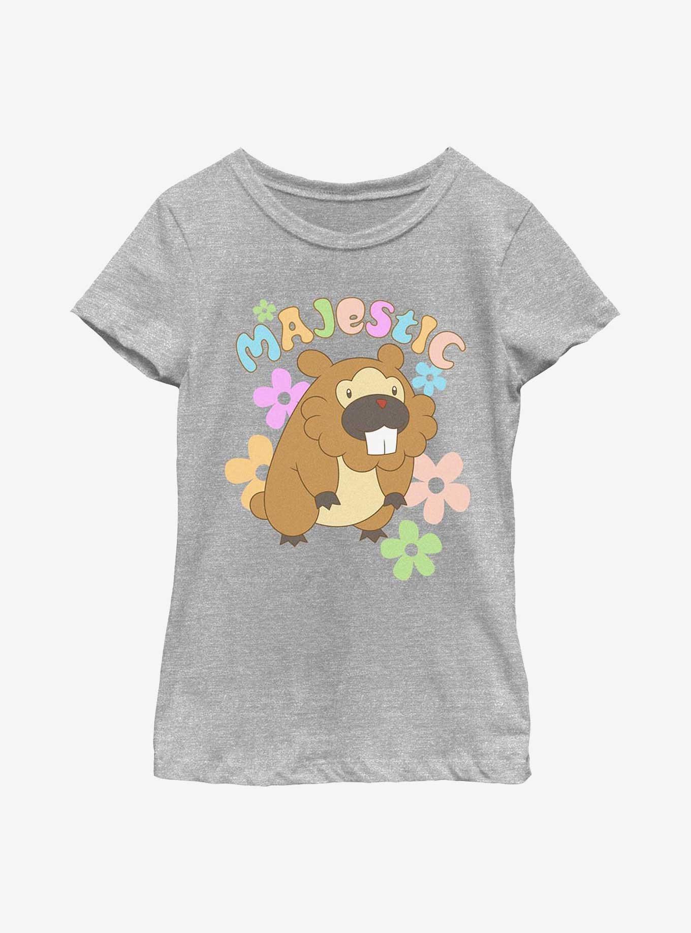 Pokemon Bidoof Majestic Youth Girls T-Shirt, , hi-res