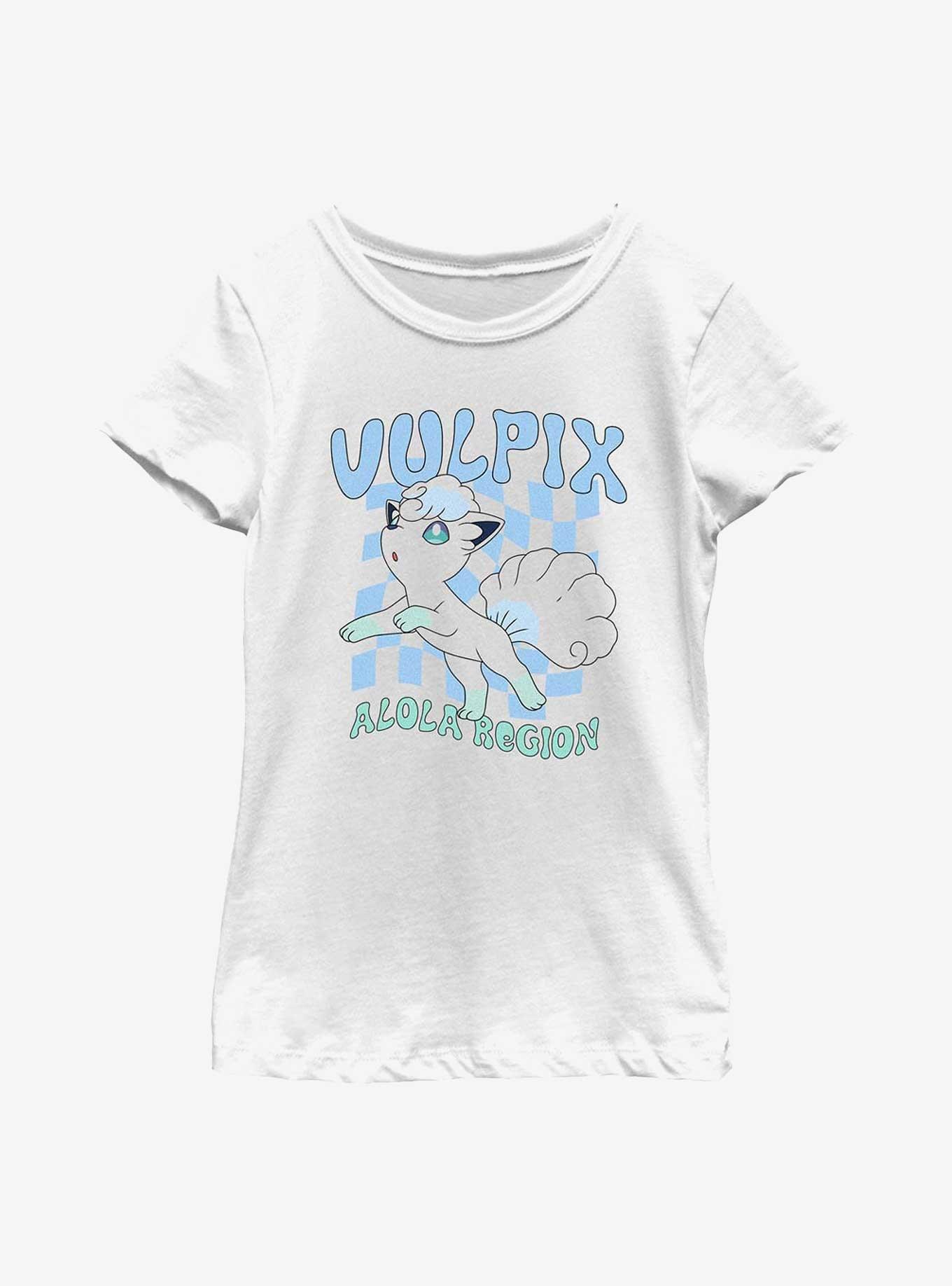 Pokemon Alola Region Vulpix Youth Girls T-Shirt, , hi-res