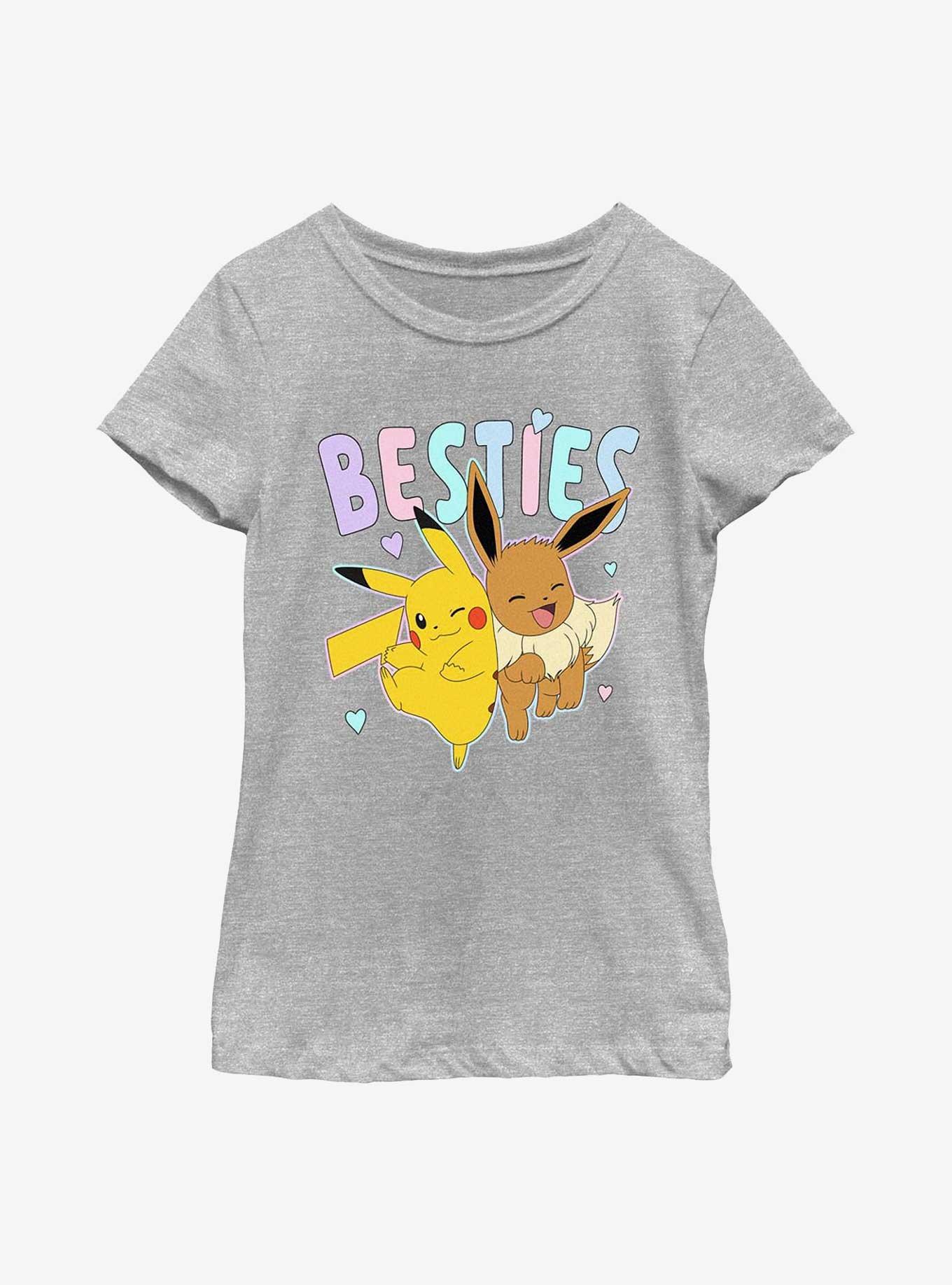 Pokemon Besties Pikachu Eevee Youth Girls T-Shirt, , hi-res