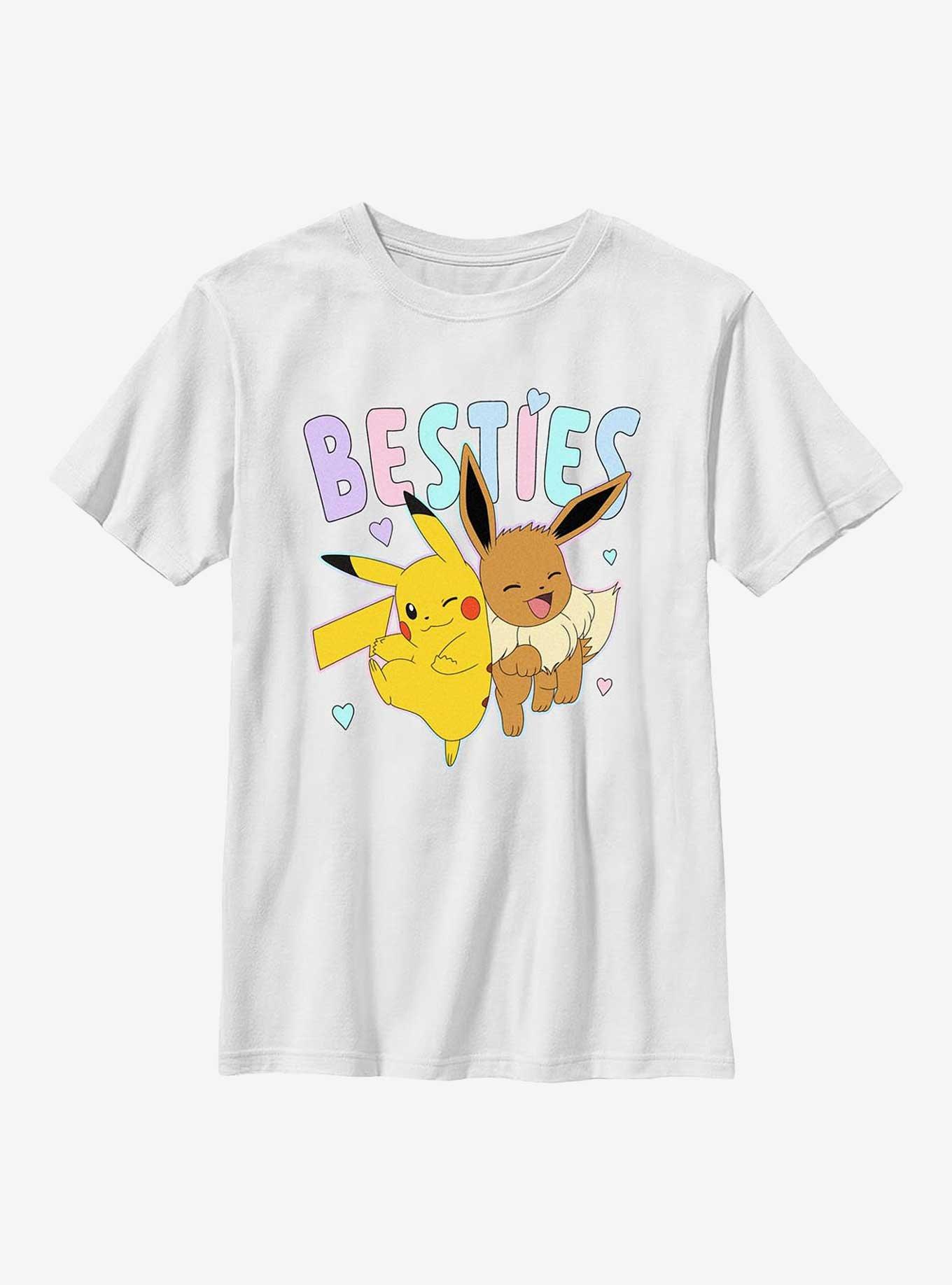 Pokemon Besties Pikachu Eevee Youth T-Shirt, , hi-res