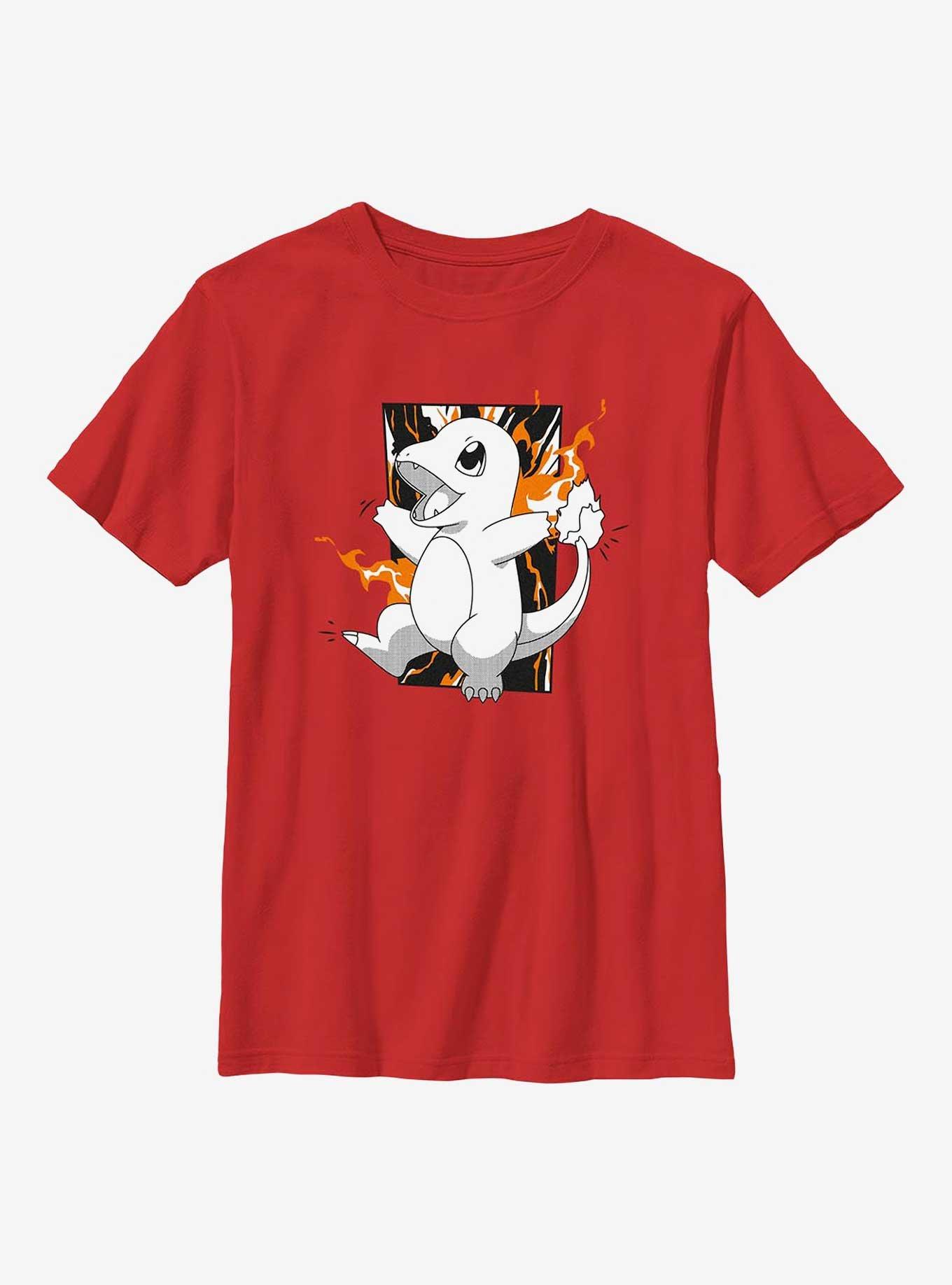 Pokemon Charmander Char Char Youth T-Shirt, , hi-res