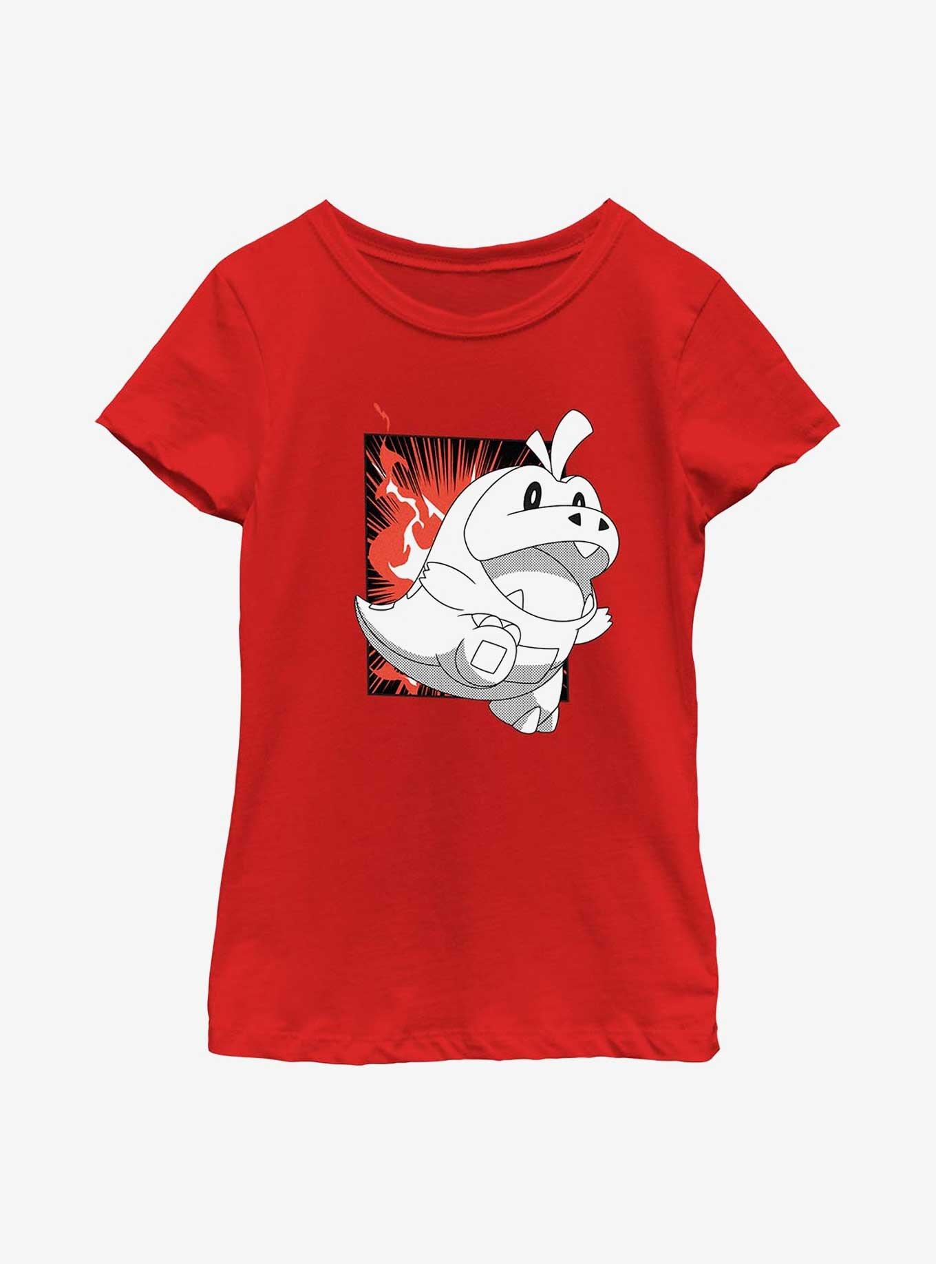 Pokemon Fuecoco Run Youth Girls T-Shirt, , hi-res