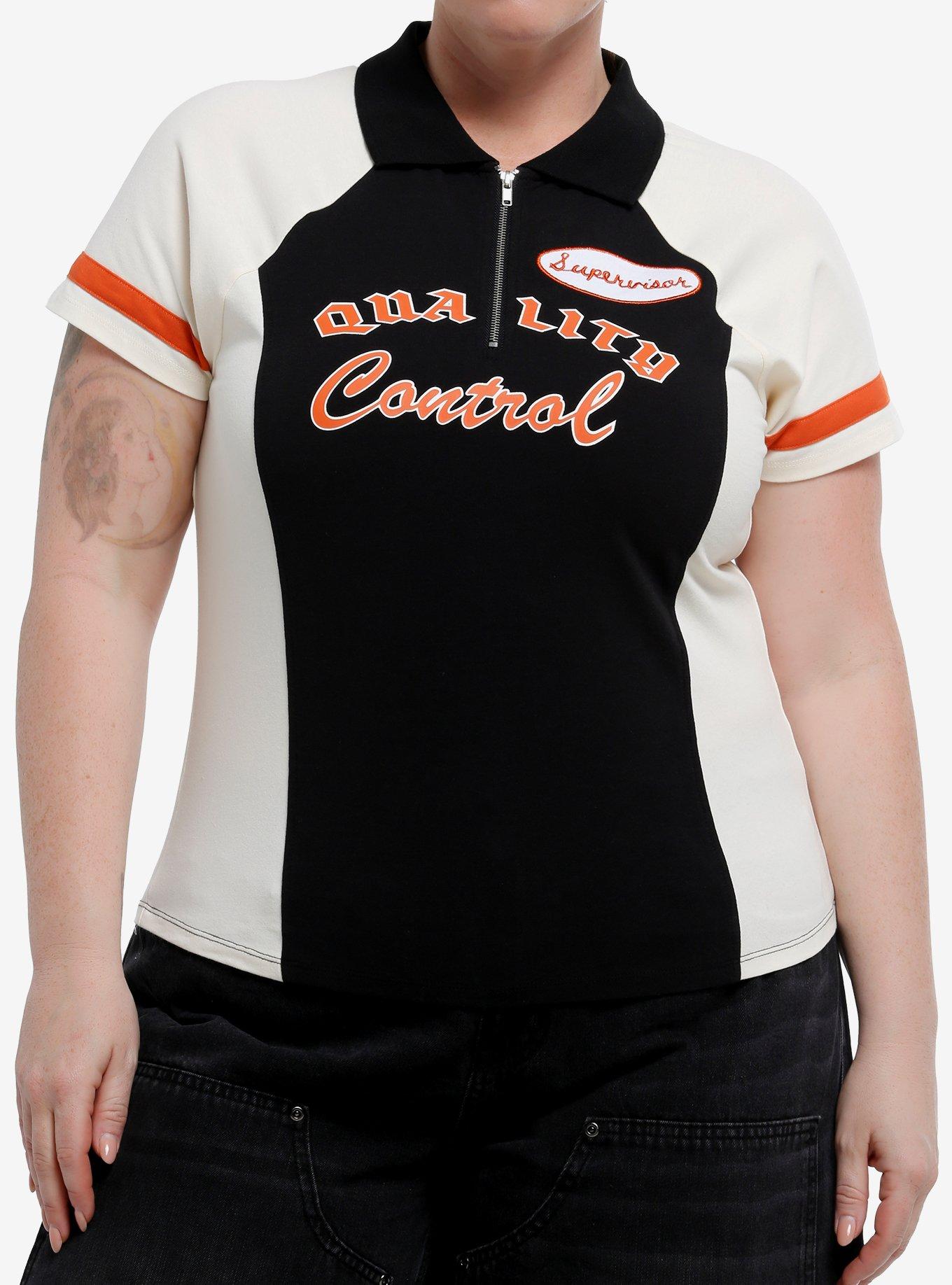 Social Collision Quality Control Half-Zip Collar Girls Raglan T-Shirt Plus Size, , hi-res