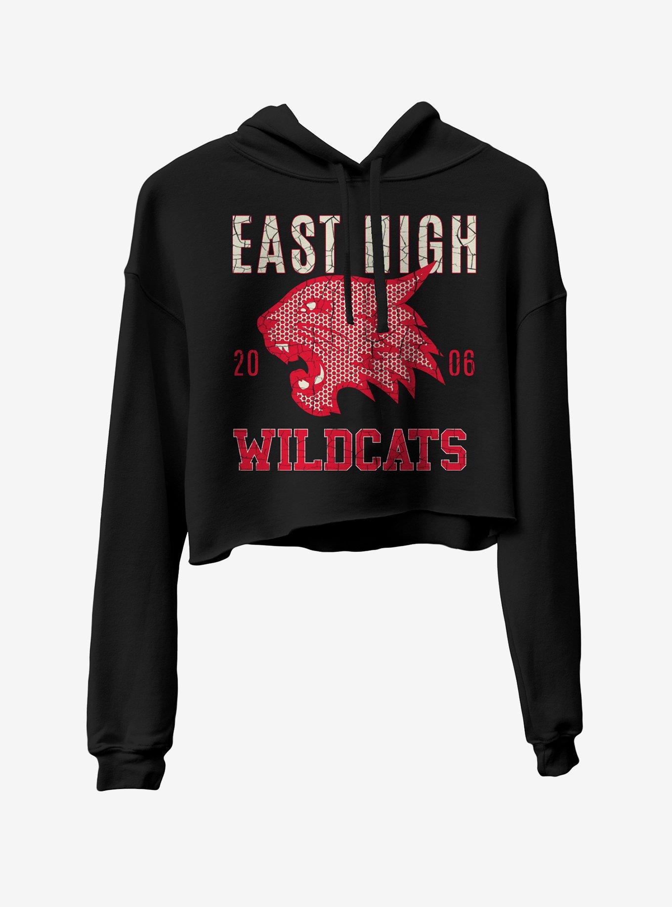 Disney High School Musical Wildcats Girls Crop Hoodie, , hi-res
