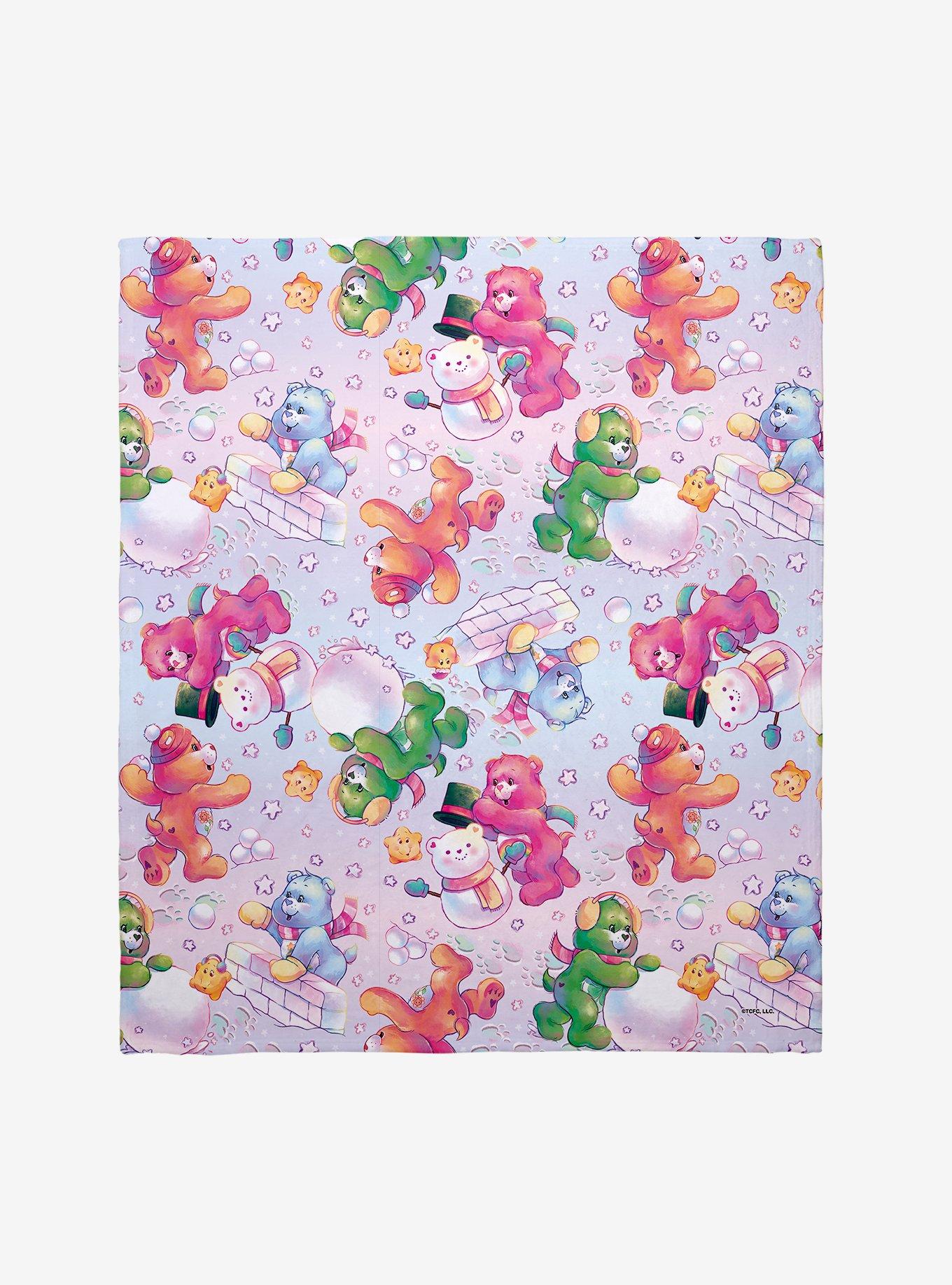 Care Bears Winter Fun Bears Throw Blanket, , hi-res