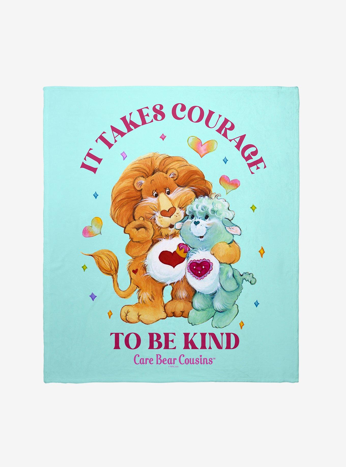 Care Bears Cousins It Takes Courage To Be Kind Throw Blanket, , hi-res