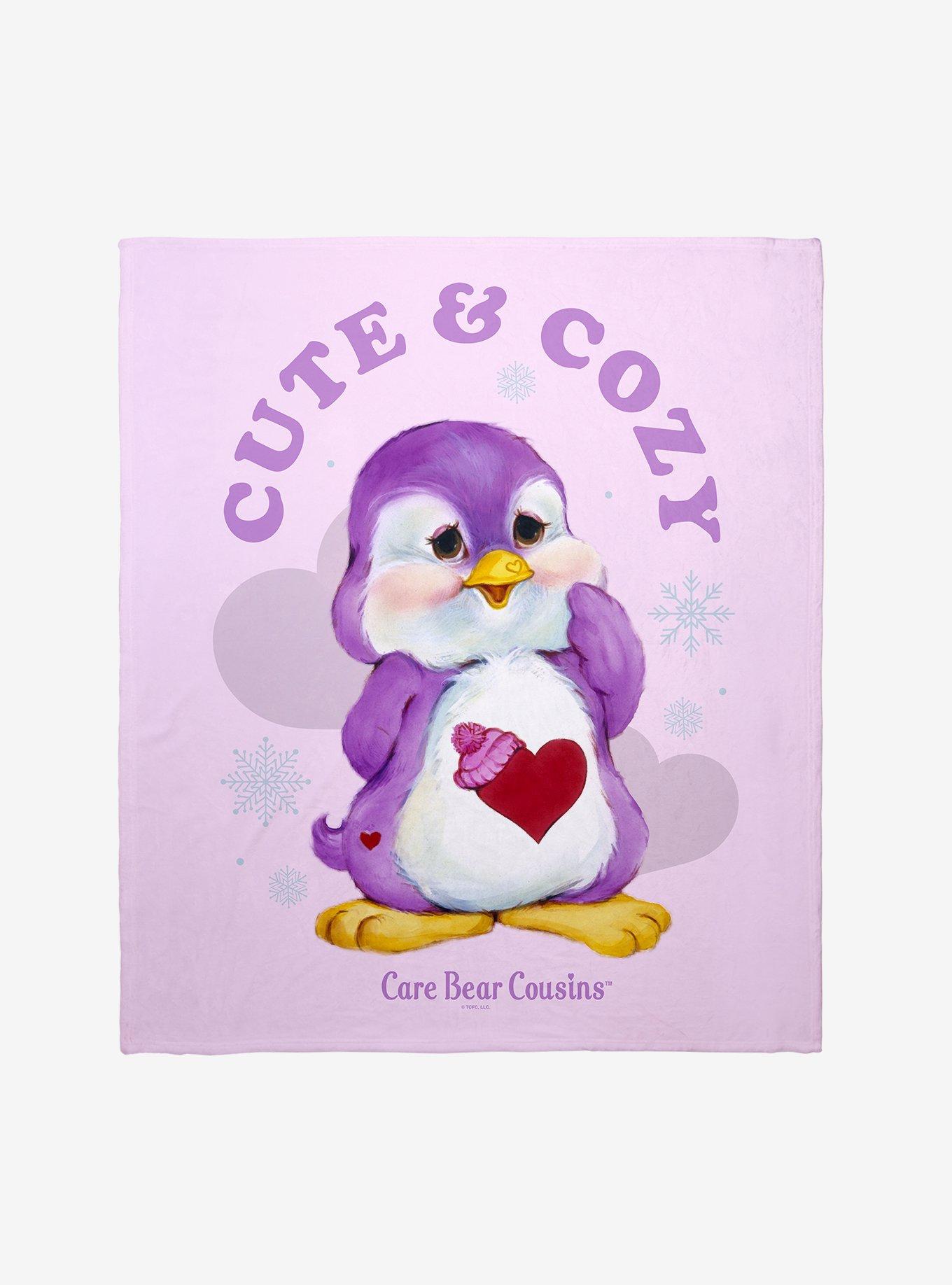 Care Bears Cousins Cute & Cozy Cozy Heart Penguin Throw Blanket, , hi-res