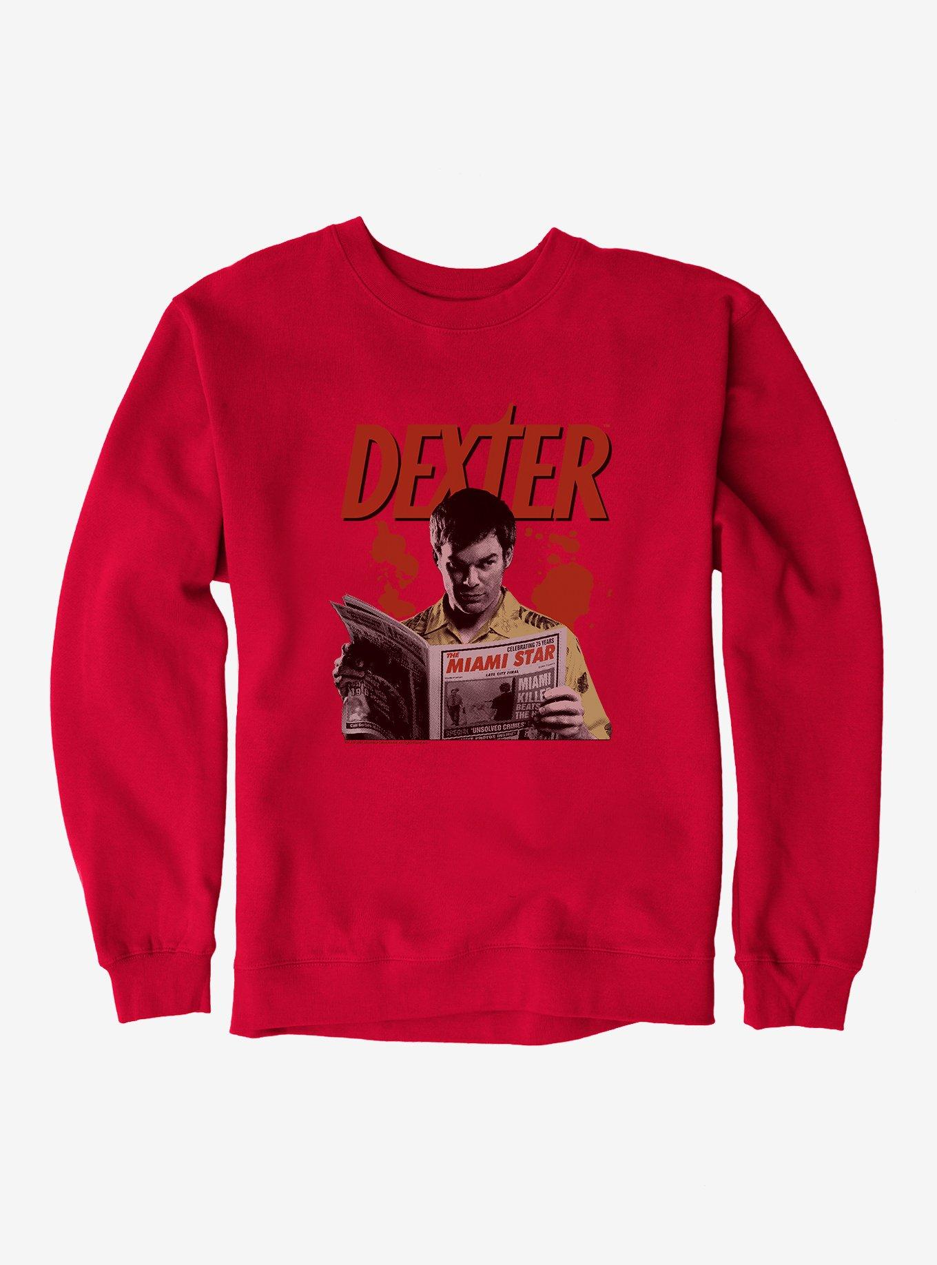 Dexter The Miami Star Sweatshirt, RED, hi-res