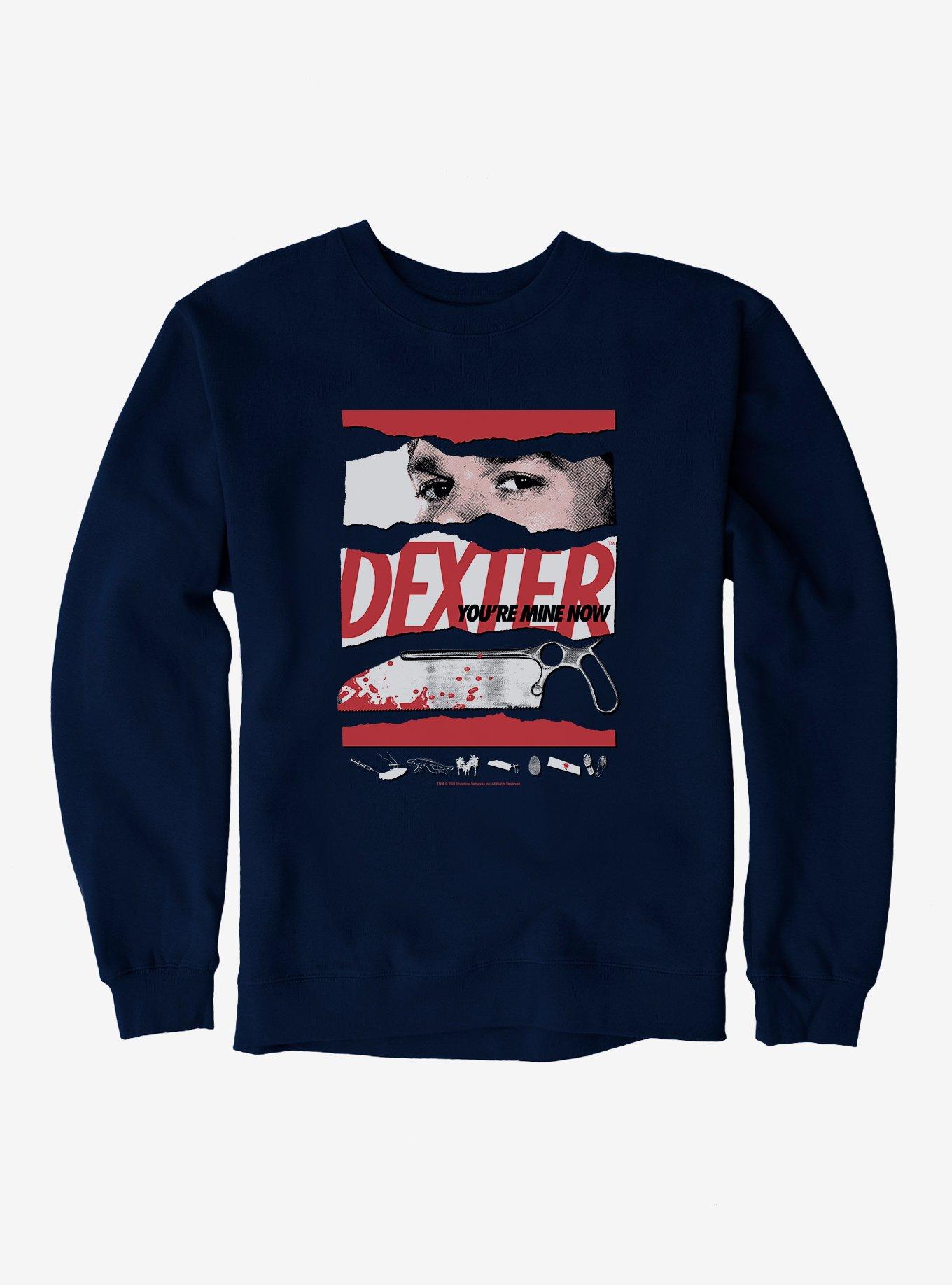 Dexter You're Mine Now Sweatshirt, NAVY, hi-res