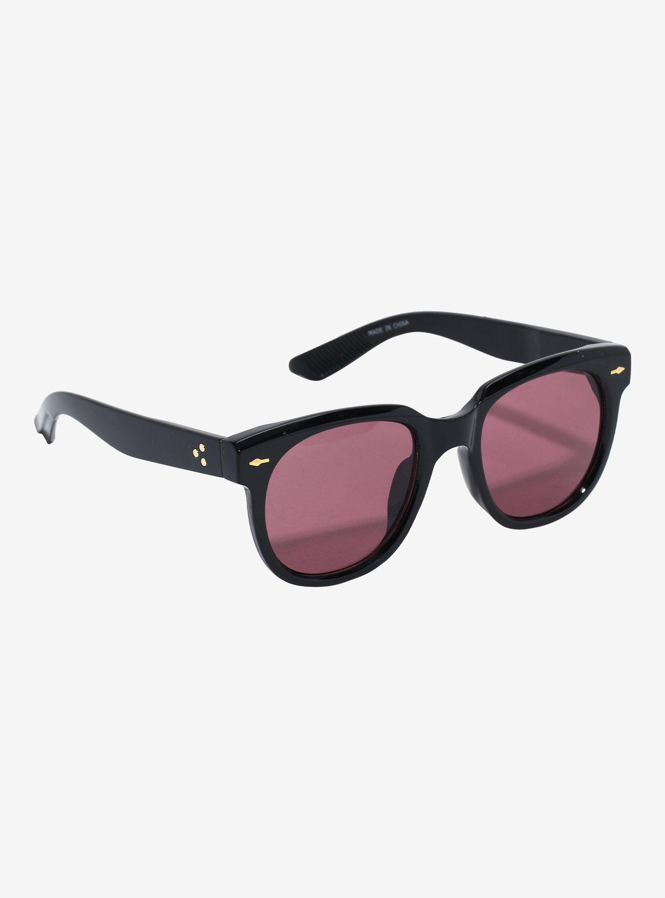 Red Lens Square Sunglasses, , hi-res