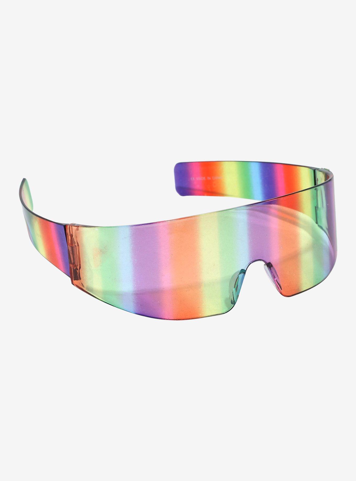 Rainbow Shield Sunglasses, , hi-res