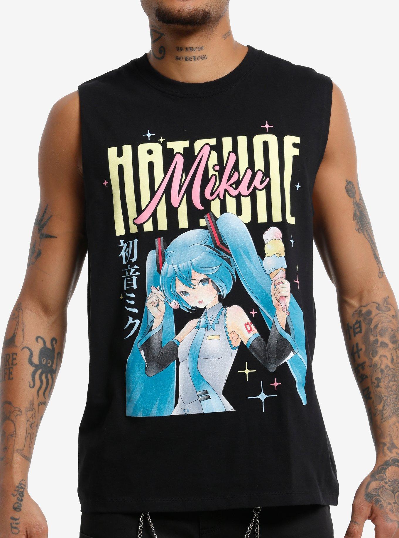 Hatsune Miku Ice Cream Tank Top, , hi-res