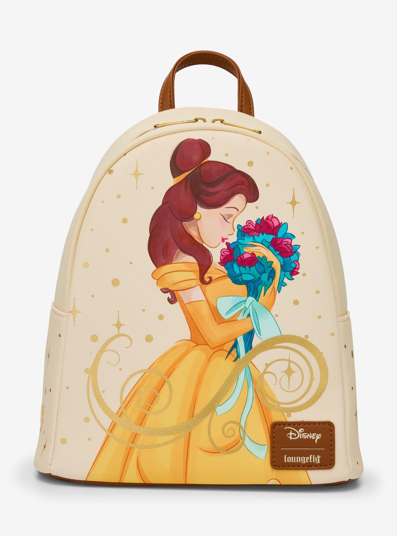 Loungefly Disney Beauty And The Beast Belle Bouquet Mini Backpack, , hi-res