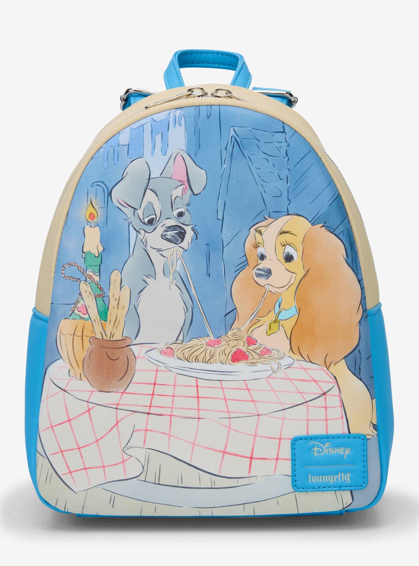 Loungefly Disney Lady And The Tramp Spaghetti Scene Mini Backpack, , hi-res