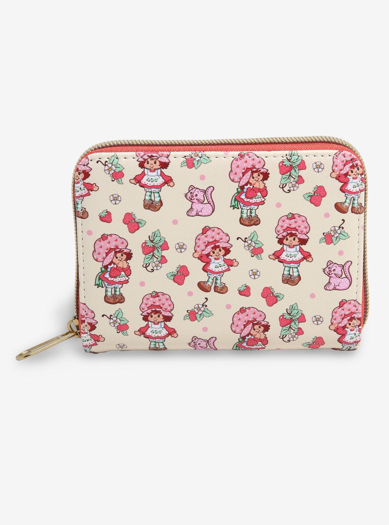 Loungefly Strawberry Shortcake & Custard Mini Zipper Wallet, , hi-res